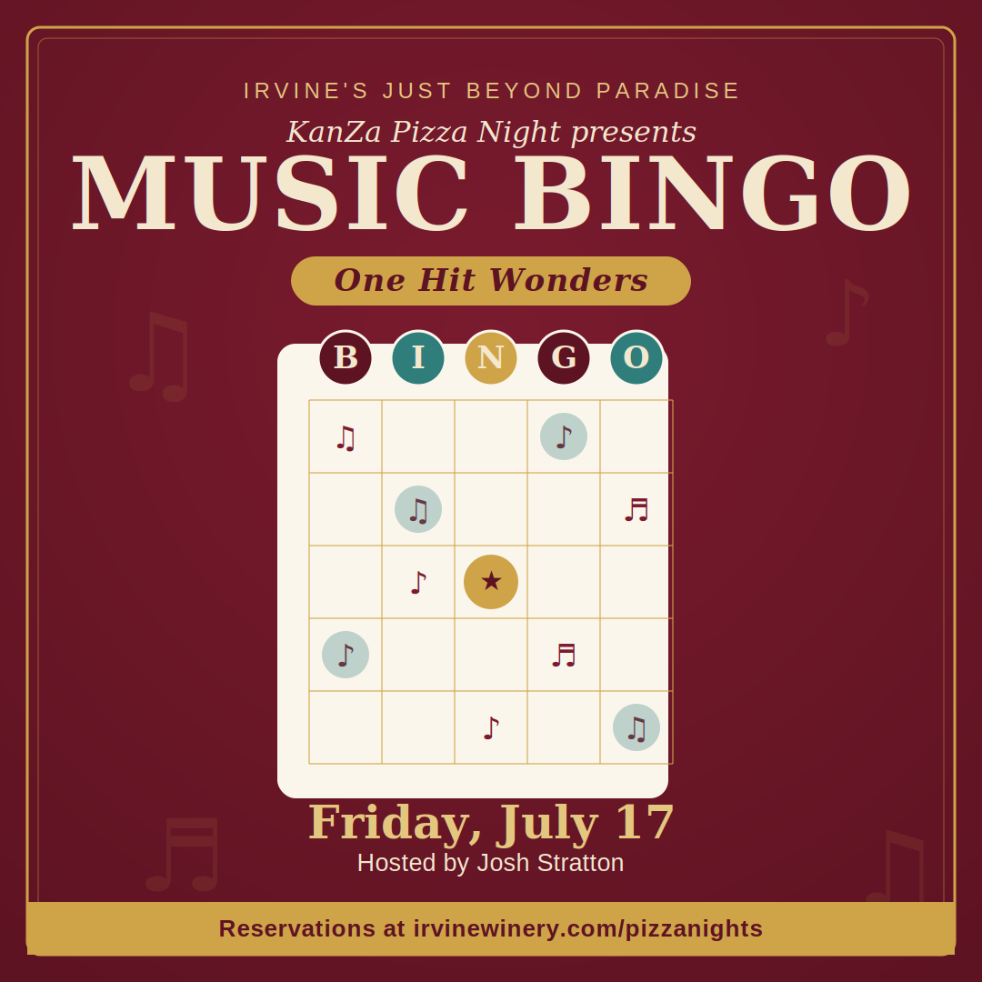 KanZa Pizza Night presents Music Bingo - Lawrence KS, 66044