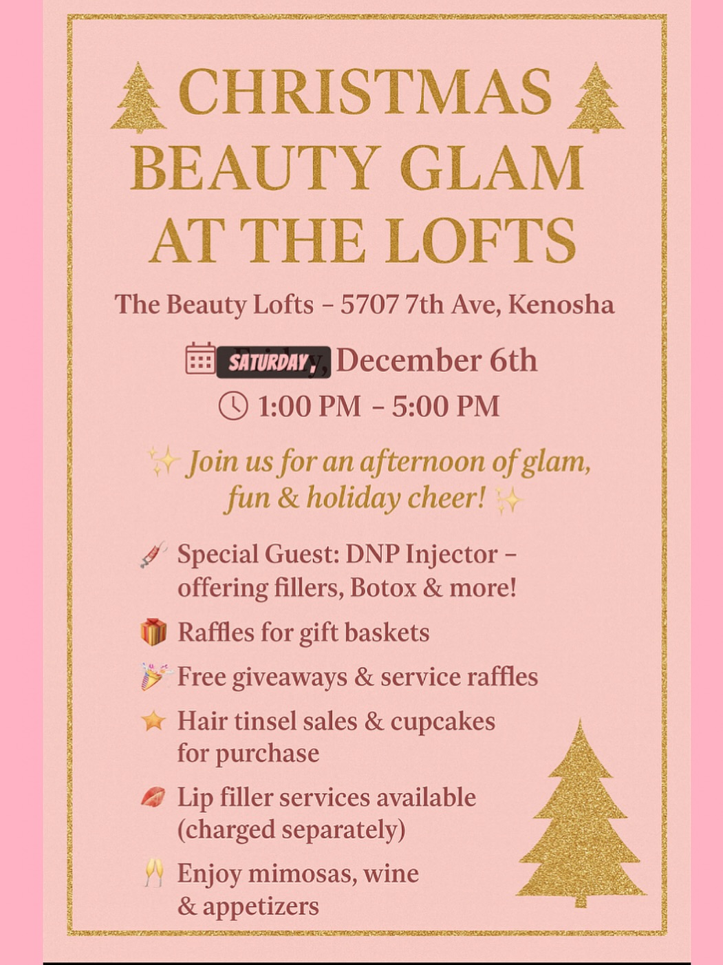 Holiday Glam Pop-Up | Kenosha, WI