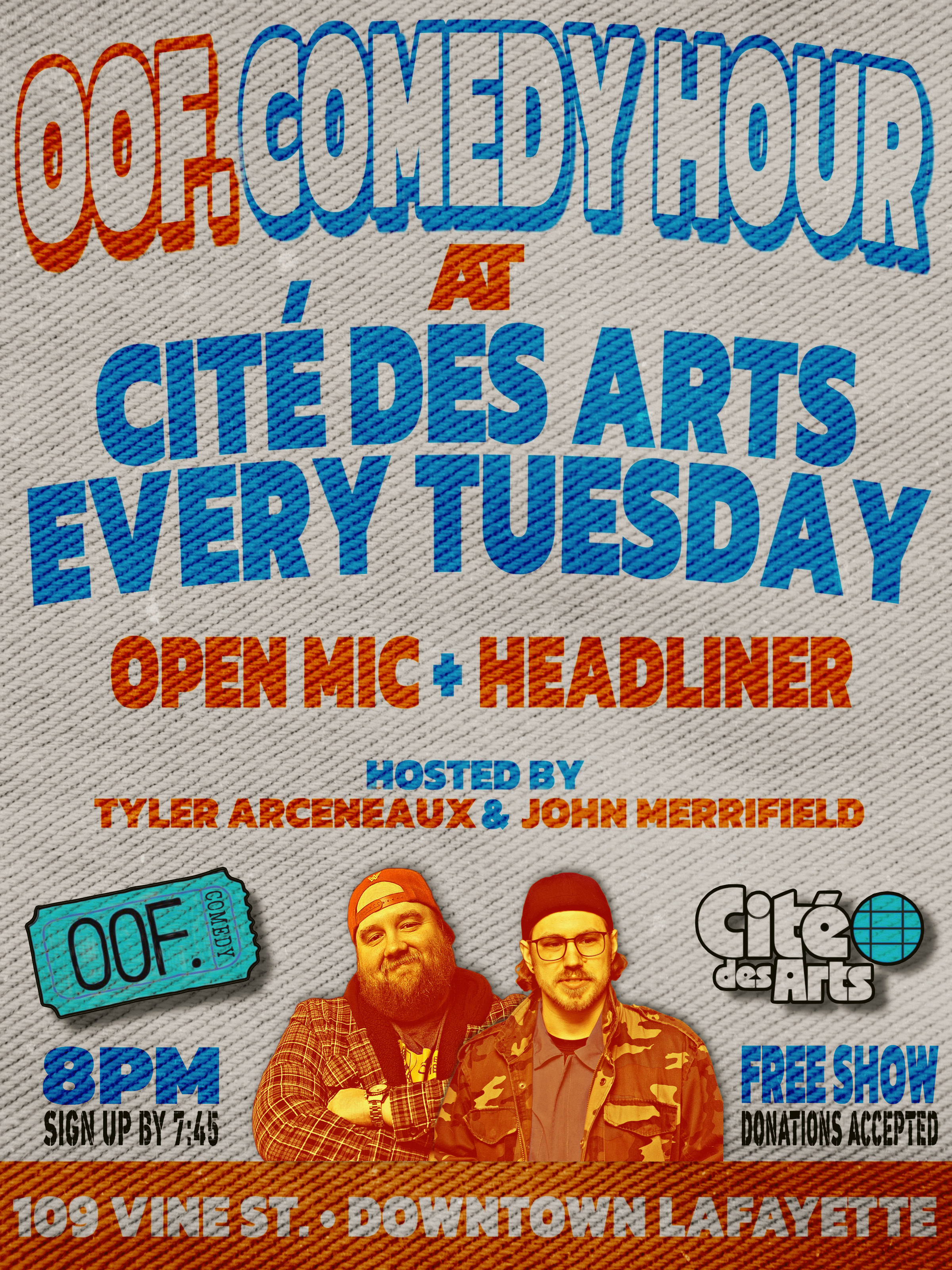 Oof Comedy Hour Open Mic