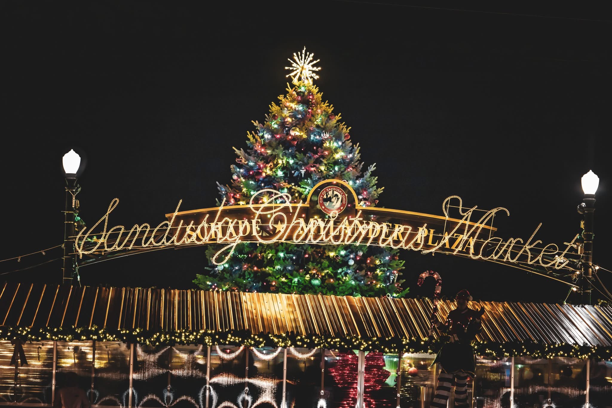 「遠い街のどこかで♪」Happy Mary Christmas 〜投扇興セット。 Sandusky Christmas Market