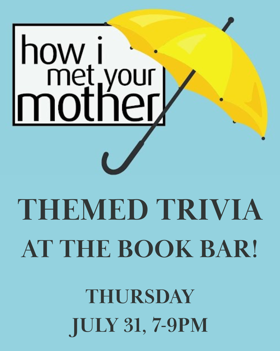 Book Bar 'How I Met Your Mother' Themed Trivia