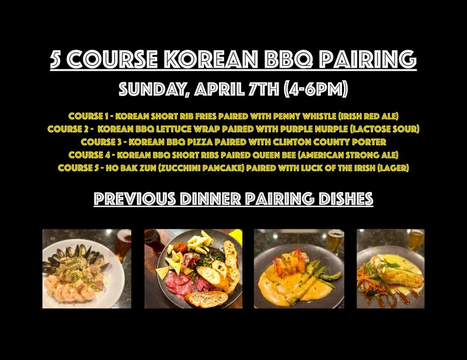 5 Course Korean BBQ Dinner Pairing