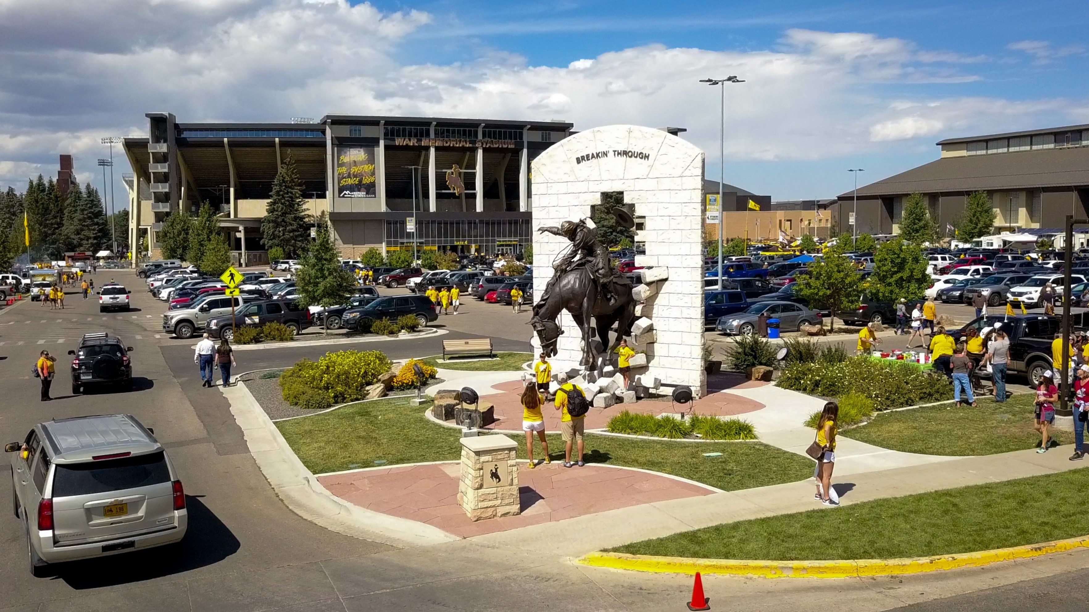 Fill Memorial Stadium! Wyoming FamILLy 4 Packs on sale now
