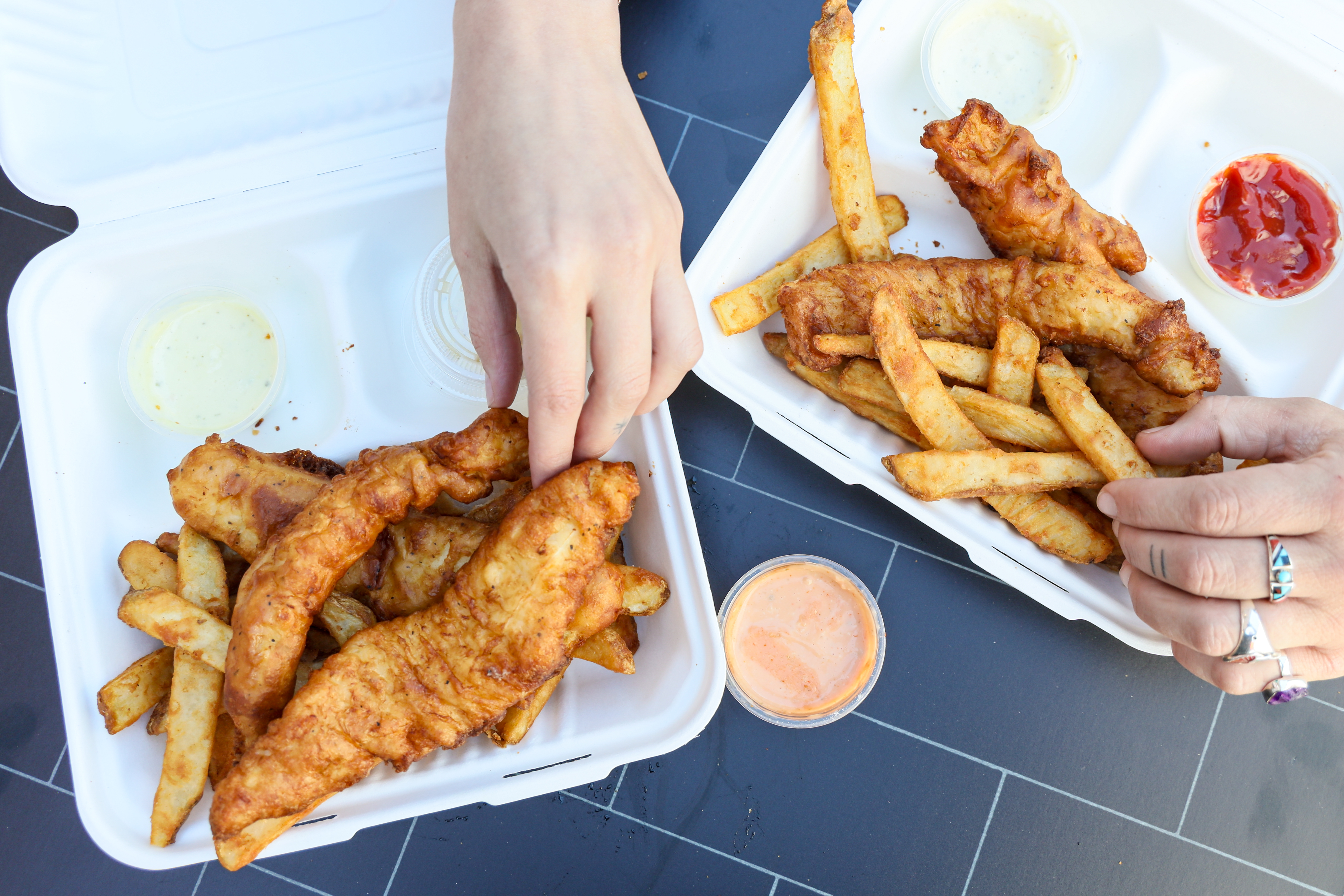 On the hook fish and chips discount