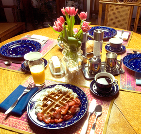 Art House breakfast - Table Served
