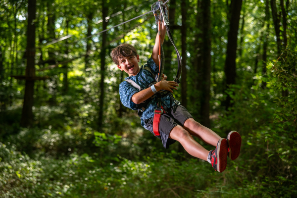 Ziplining
