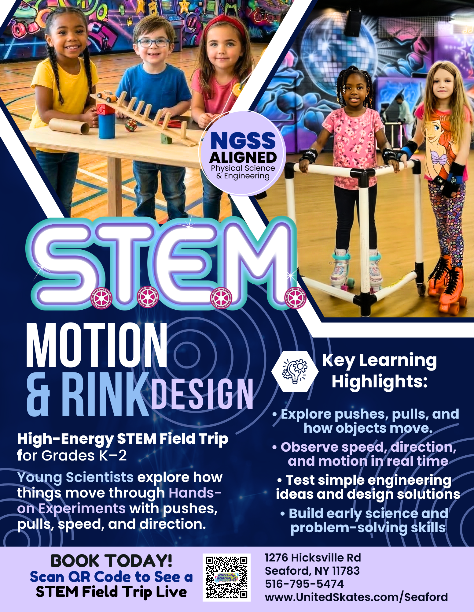 Motion and Rink Design STEM School Field Trip