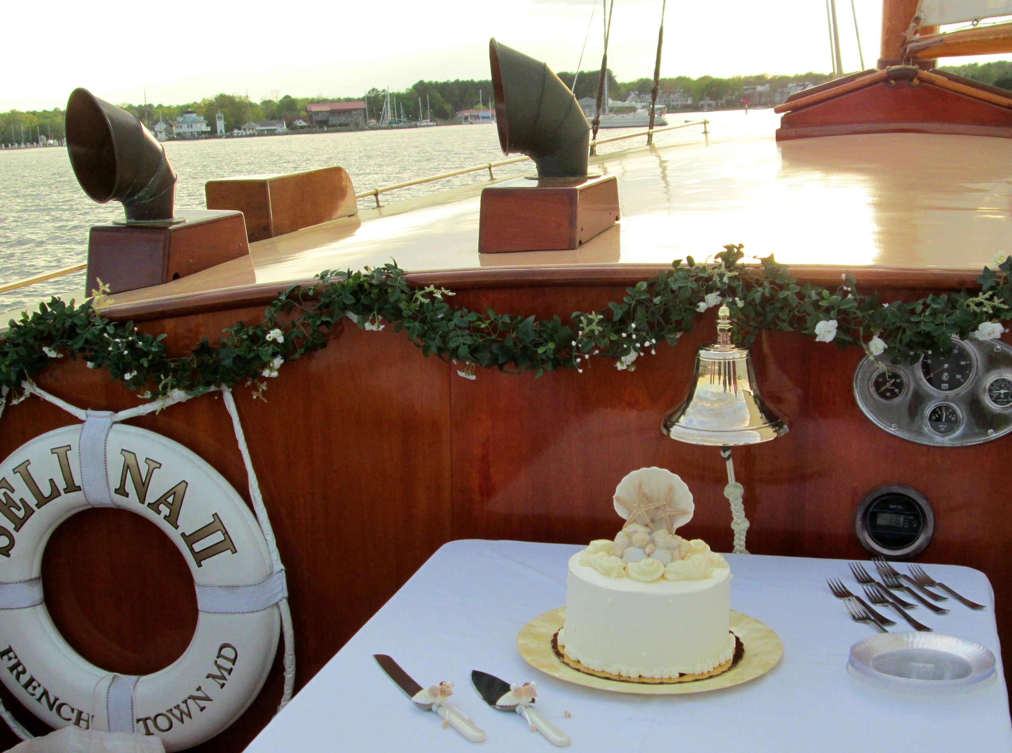 Birthday Cake on boat