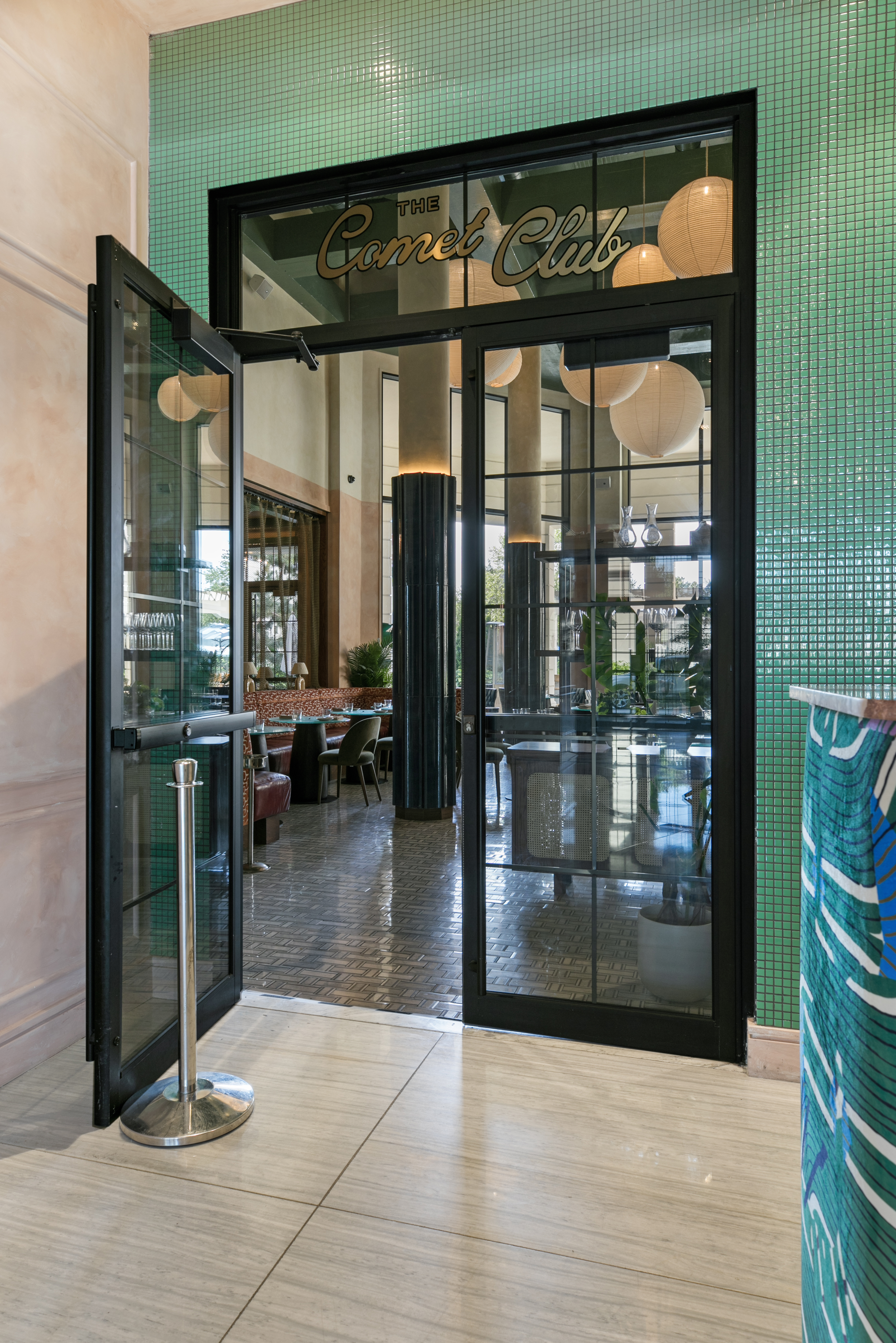 Comet Club Restaurant Entrance - Comet Club Restaurant Entrance