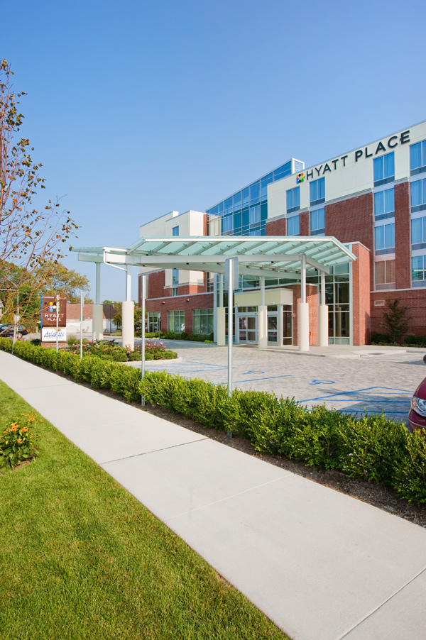 Front of Hyatt - Exterior2