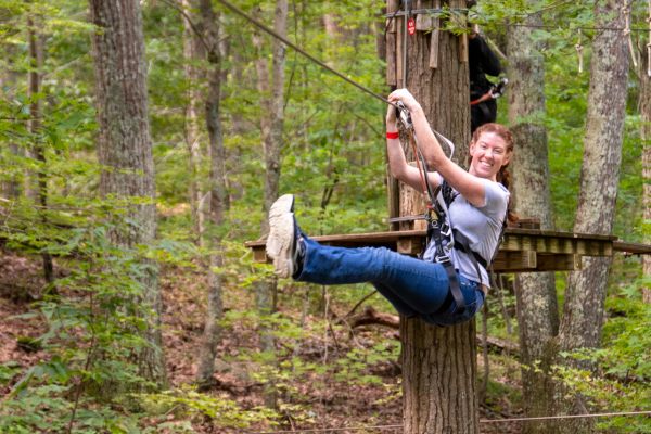 Ziplining