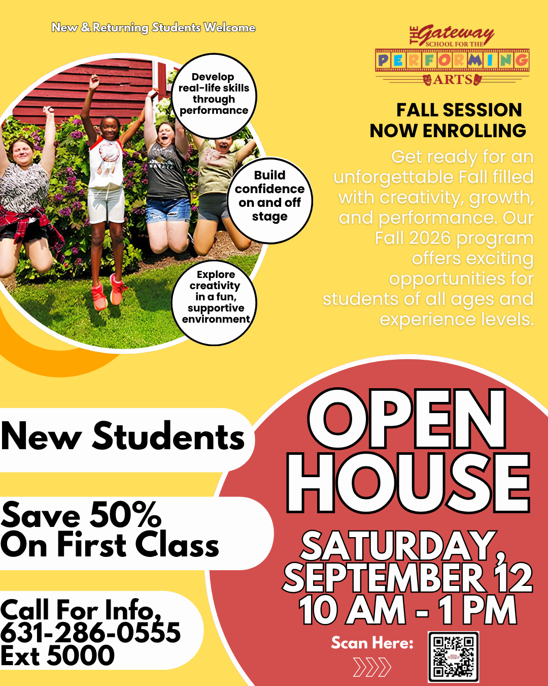 Fall Session and Open House