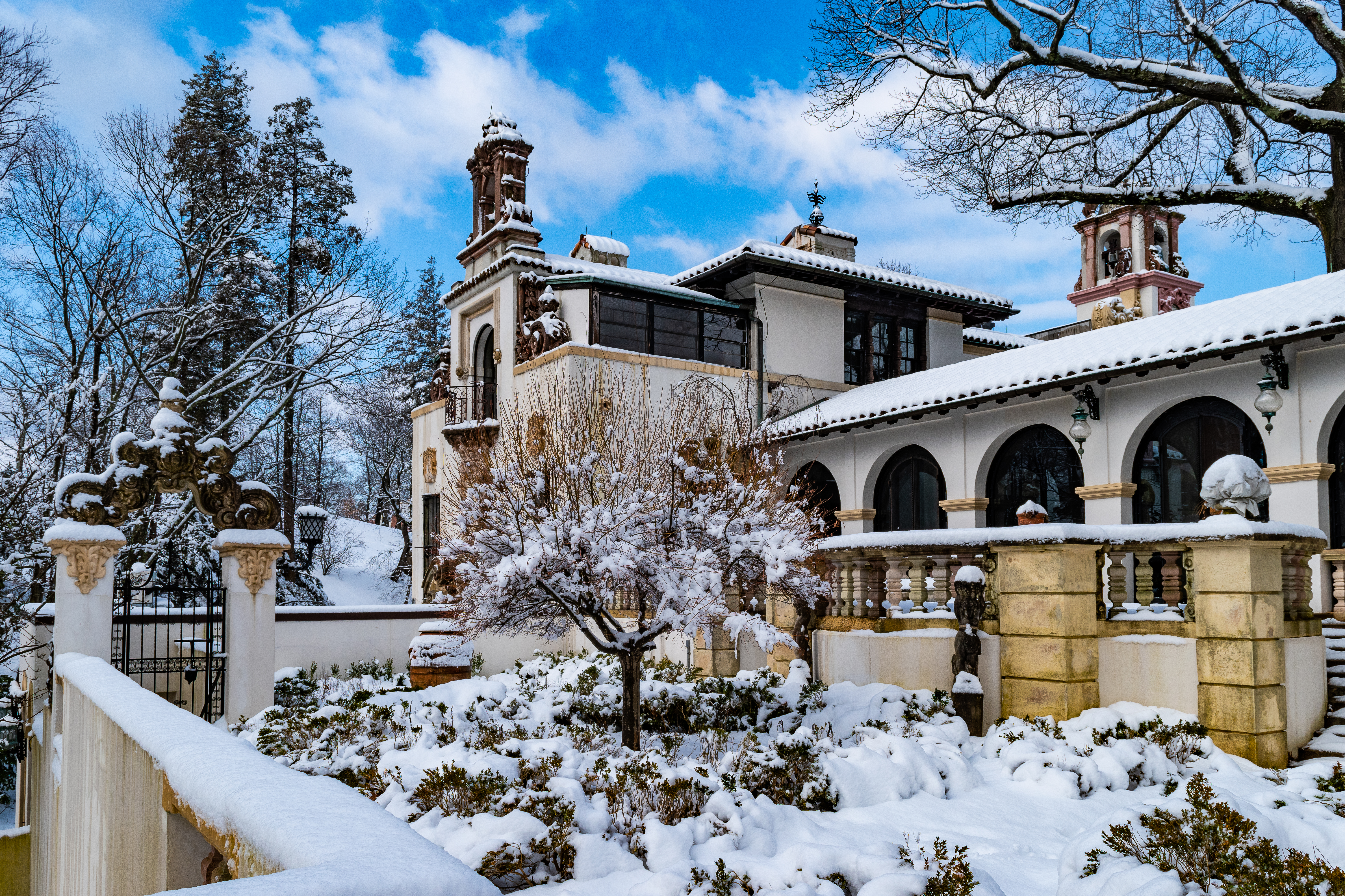 Arcade in Snow