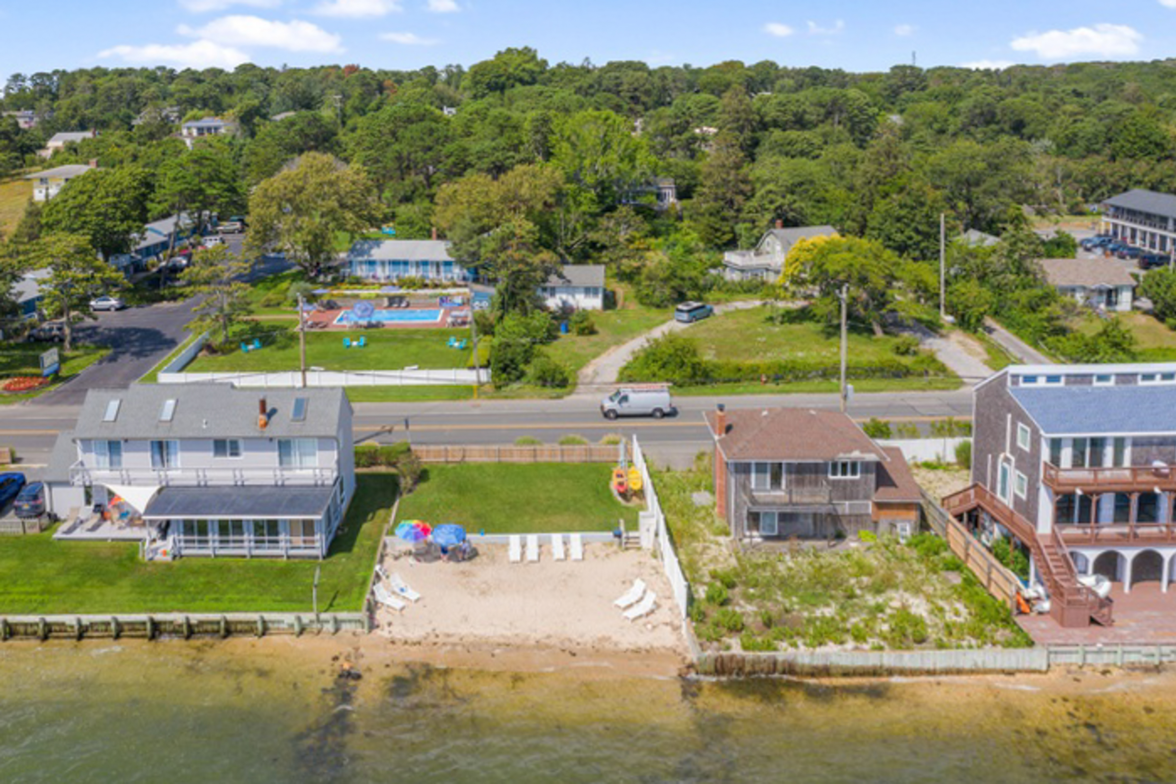 Ocean View Terrace Inn Bay Beach Aerial View