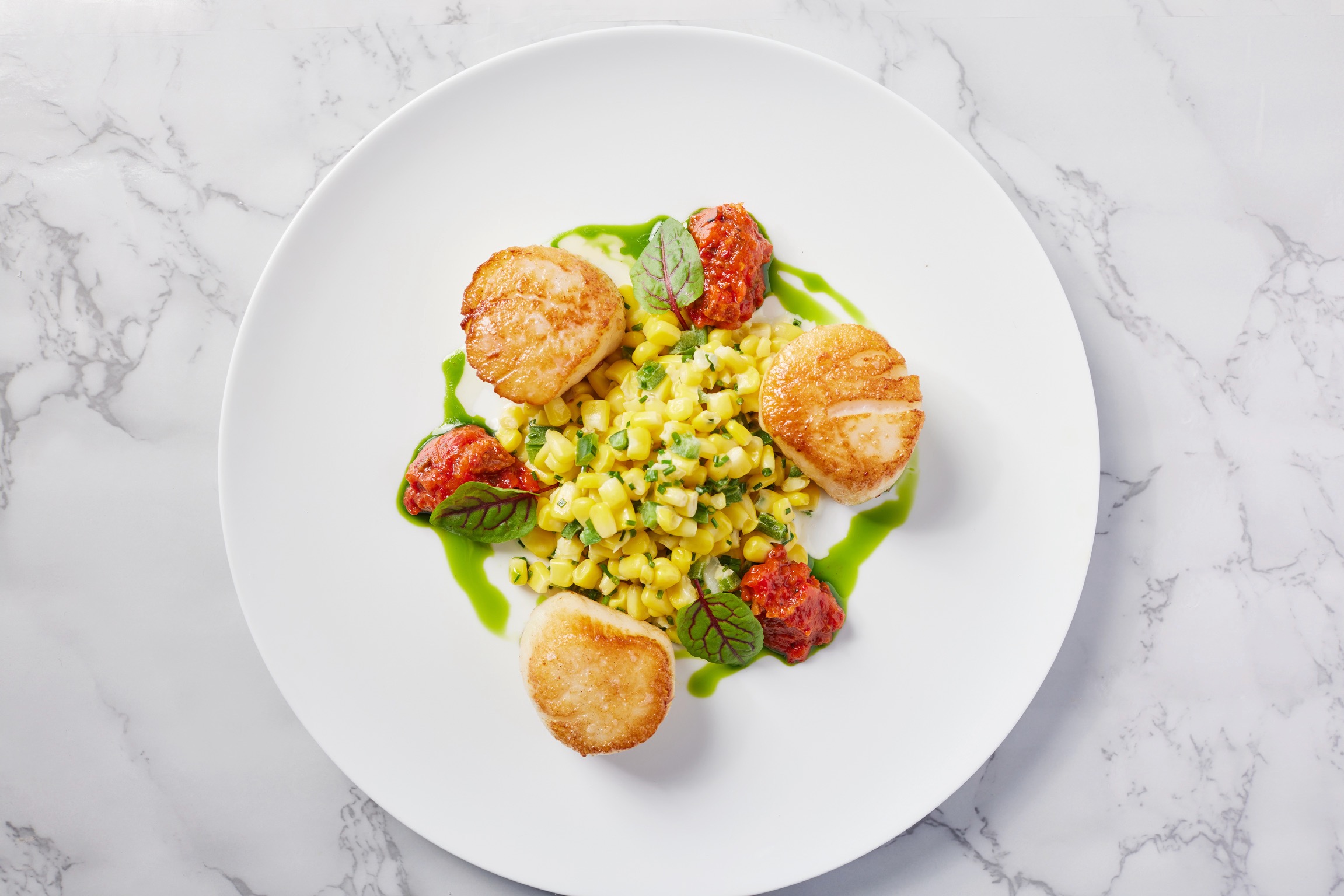 Pan Seared Scallops