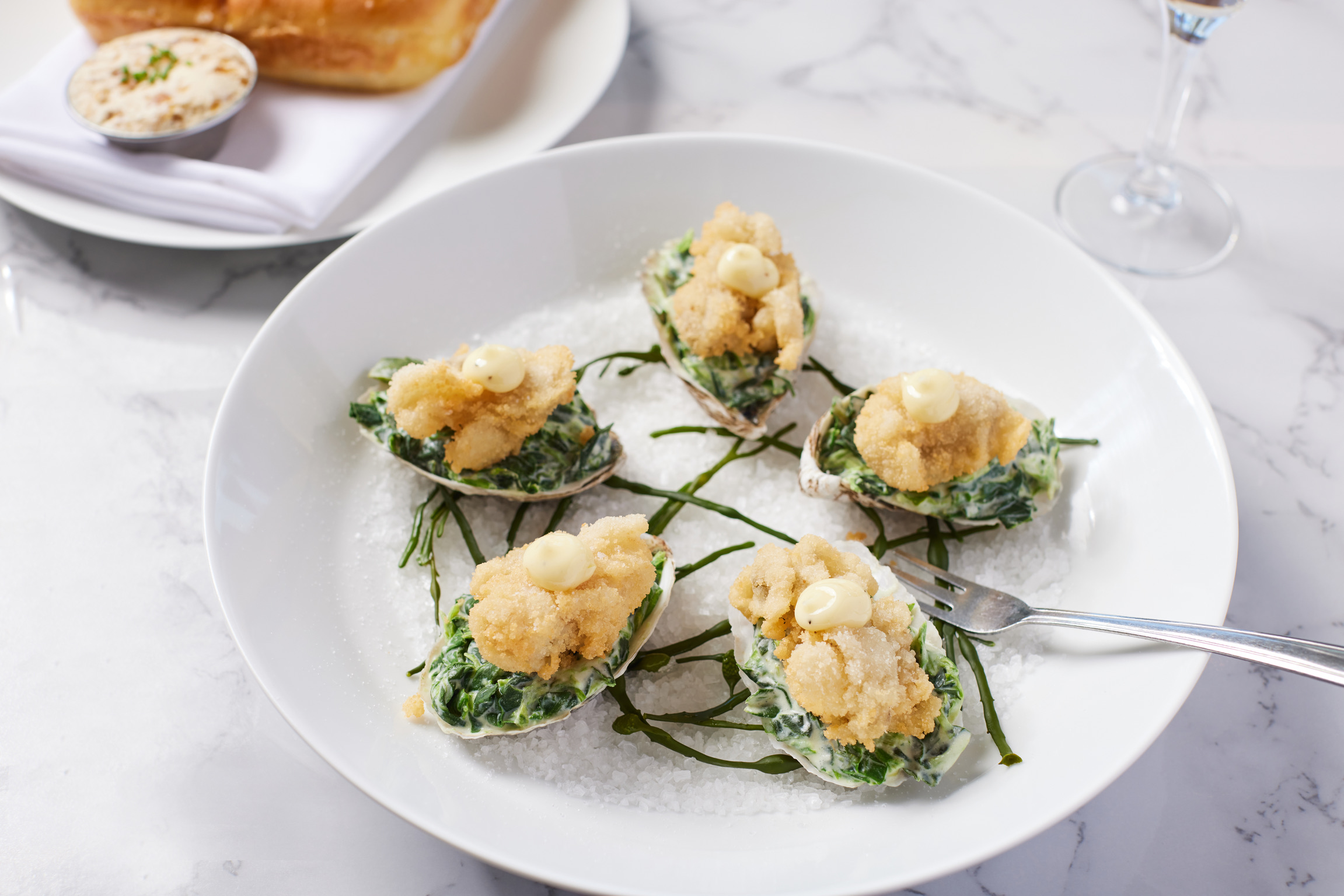 Crispy Oysters Rockefeller