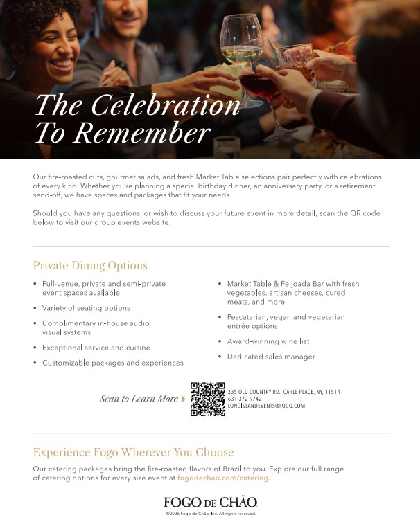 Celebration to Remember Flyer