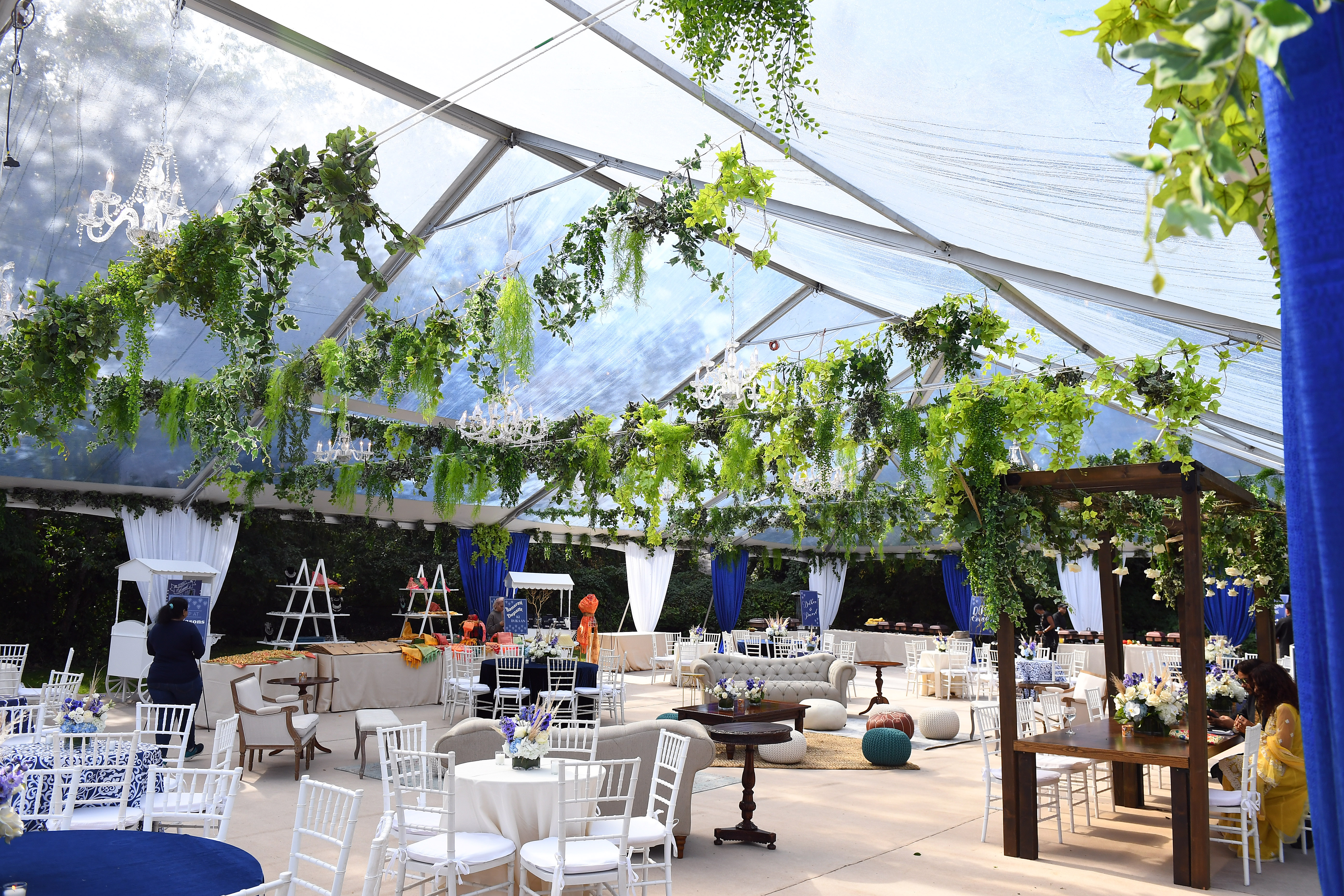 wedding lounge area