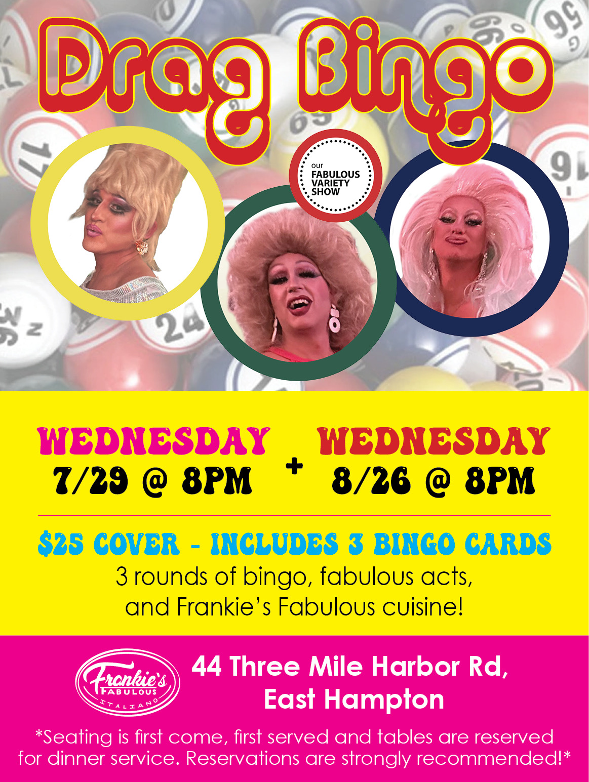 Drag Bingo Summer 2026