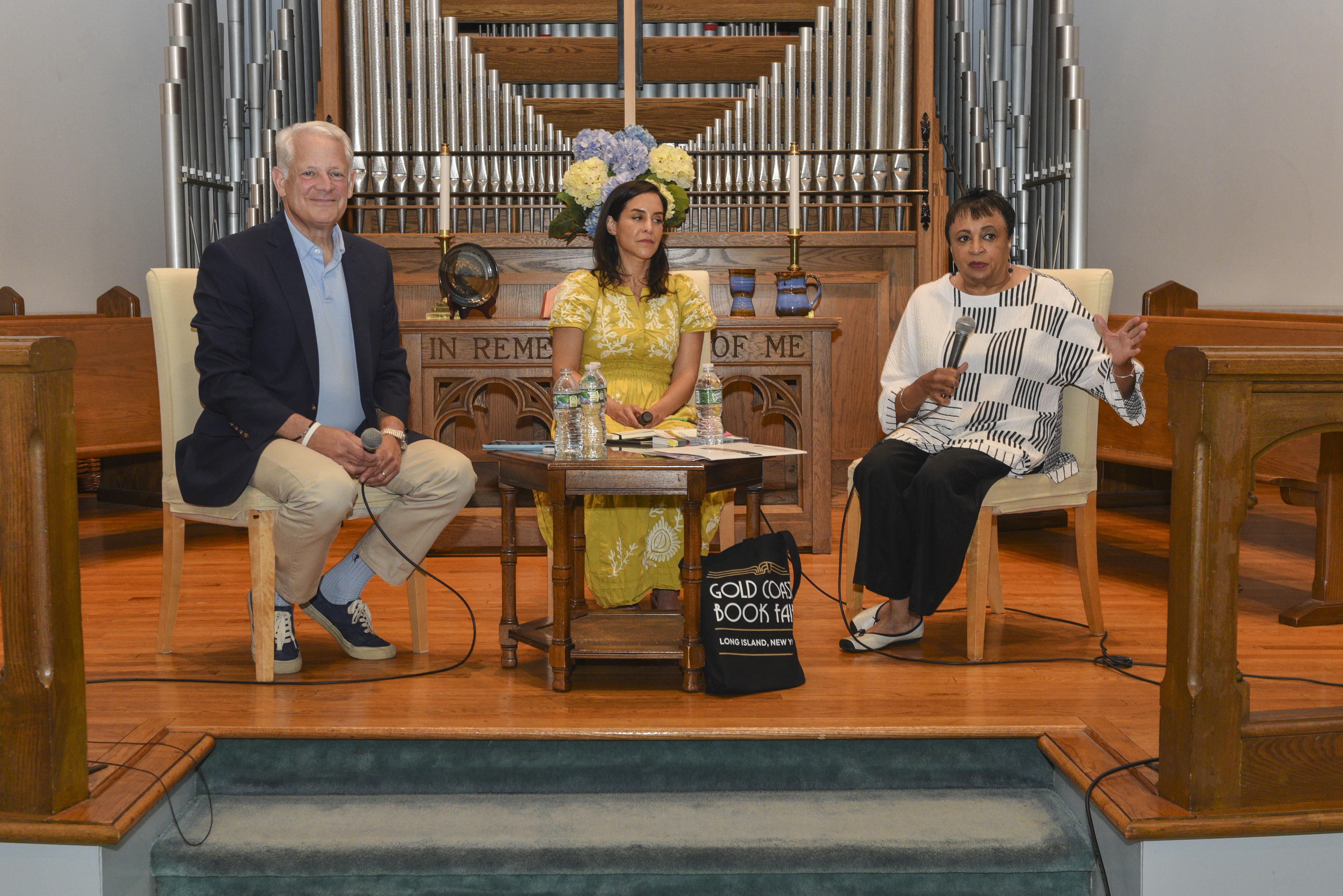 Book Fair founder, former Congressman Steve Israel, leads panel conversation.