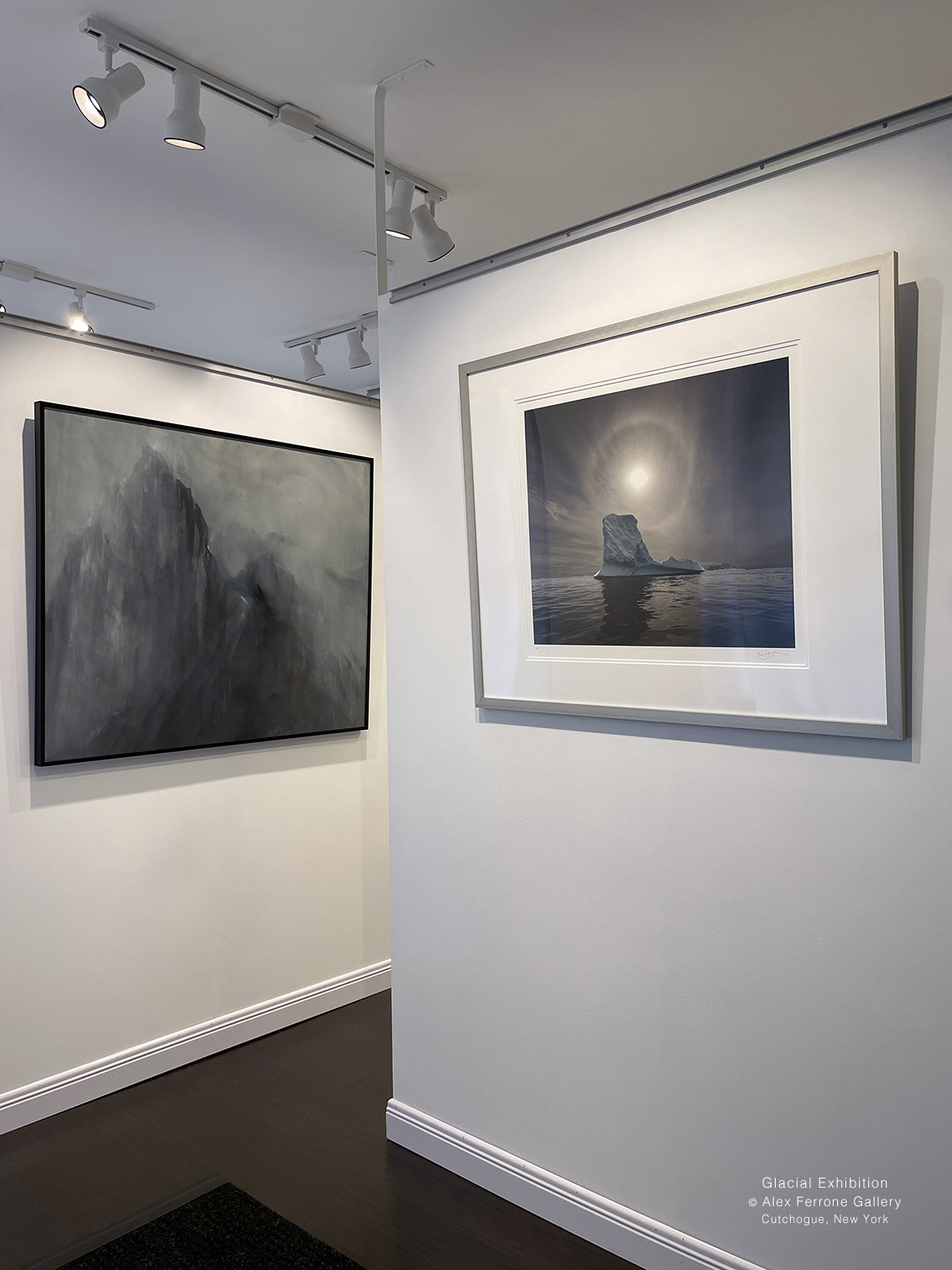 Glacial Exhibition installation