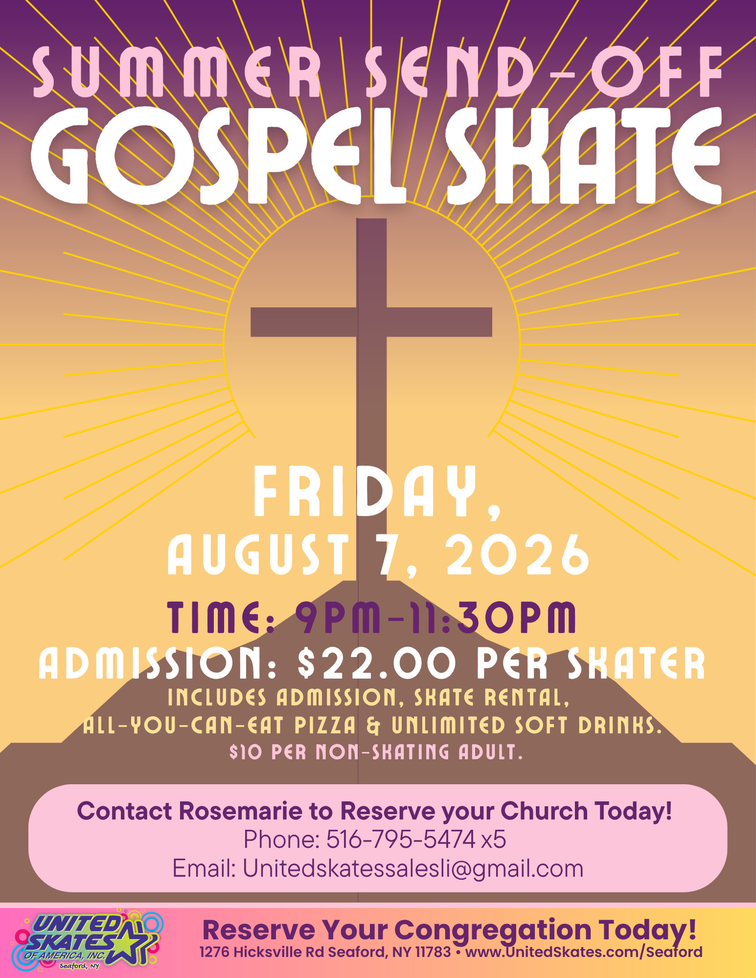 8/7/26 Summer Send-Off Gospel Night