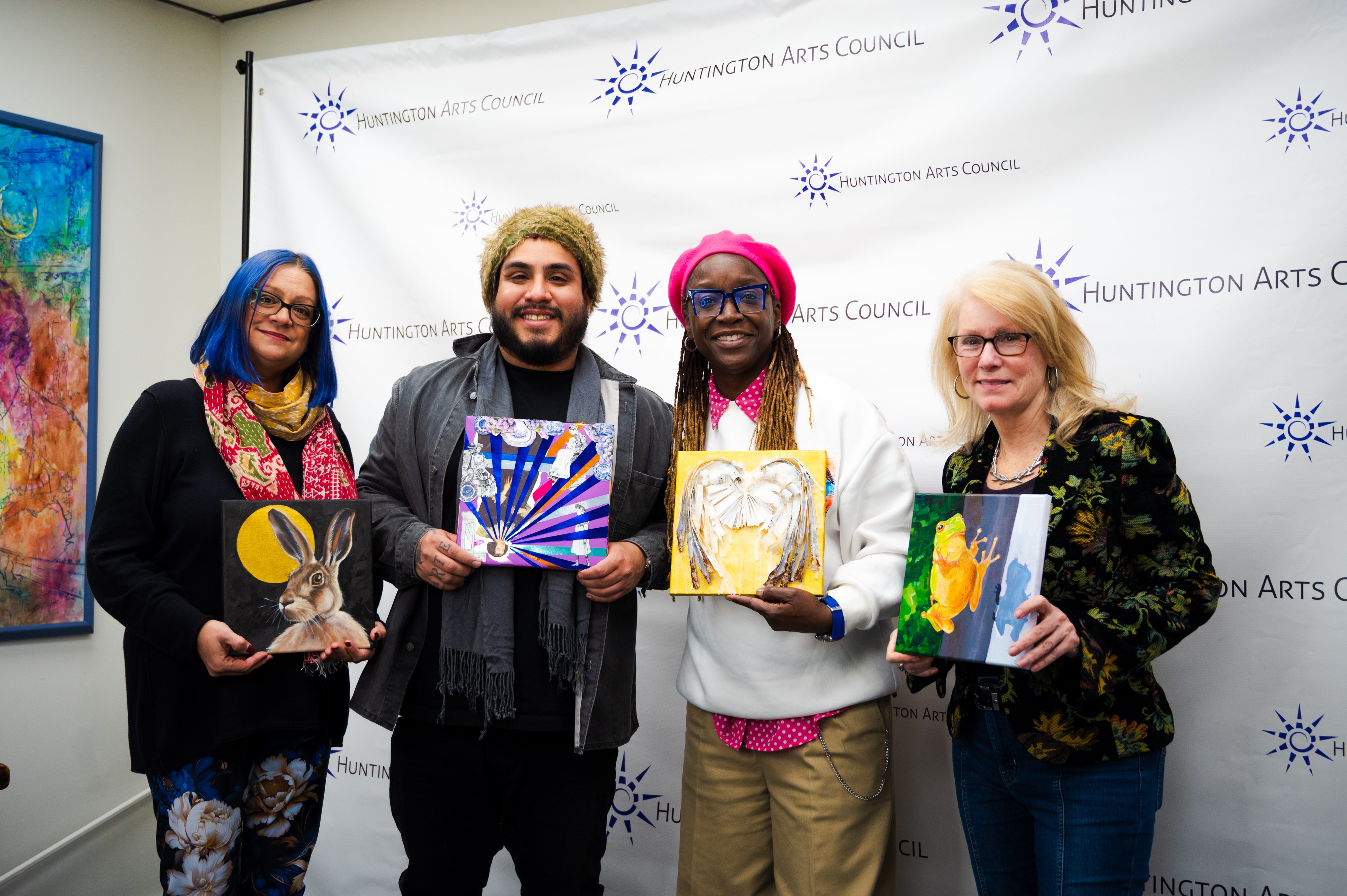 Community Events - Artists and patrons enjoy our annual Small Canvas: Big Impact fundraiser where an affordable ticket guarantees you go home a collector of a local artists.