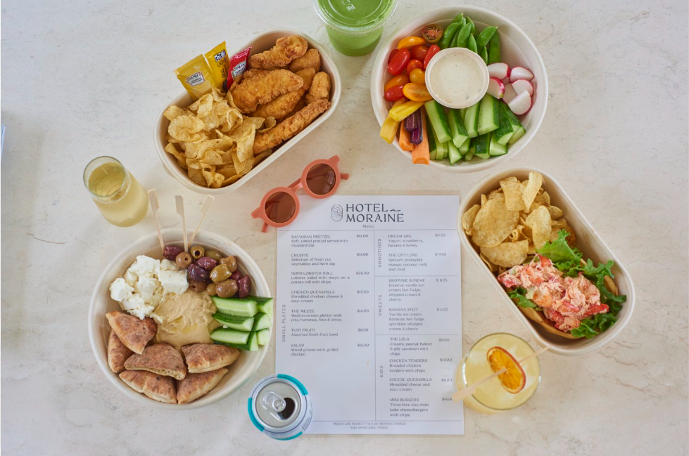 Hotel Moraine Menu