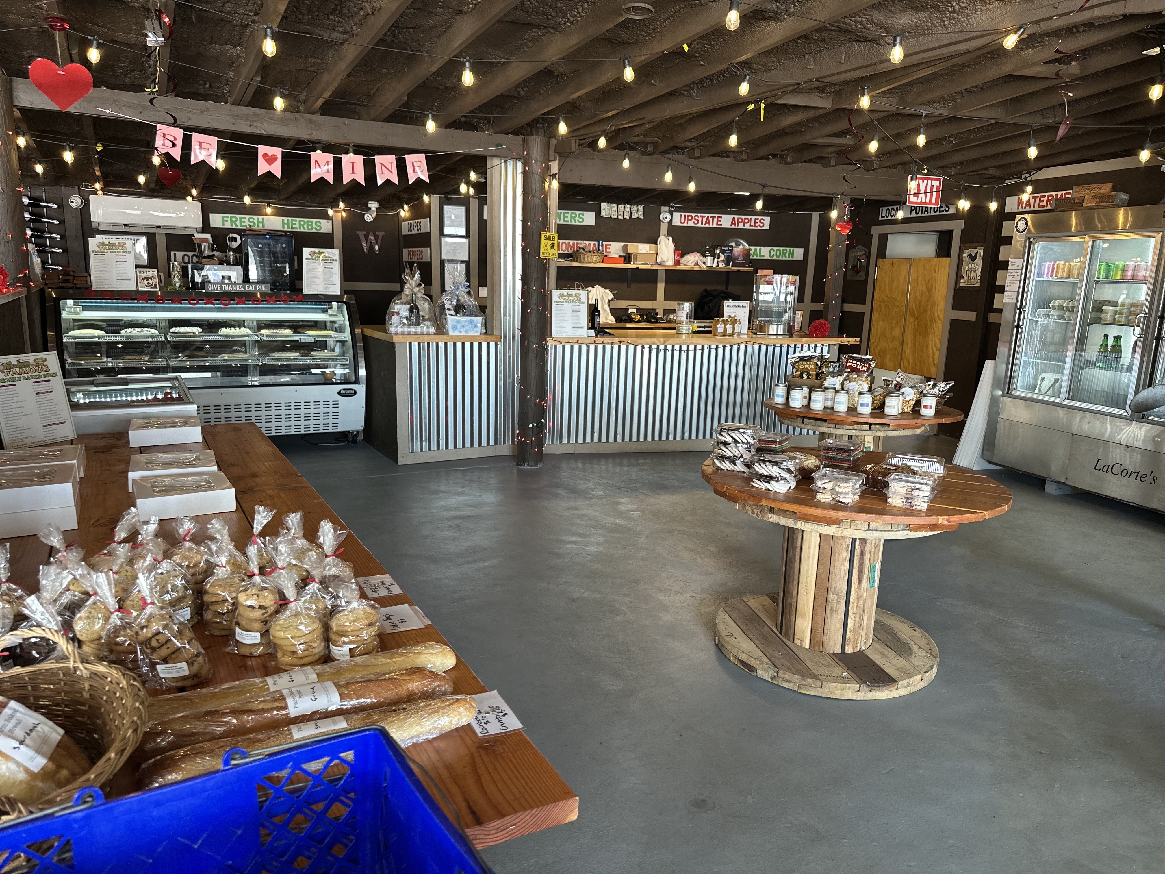 baked goods section