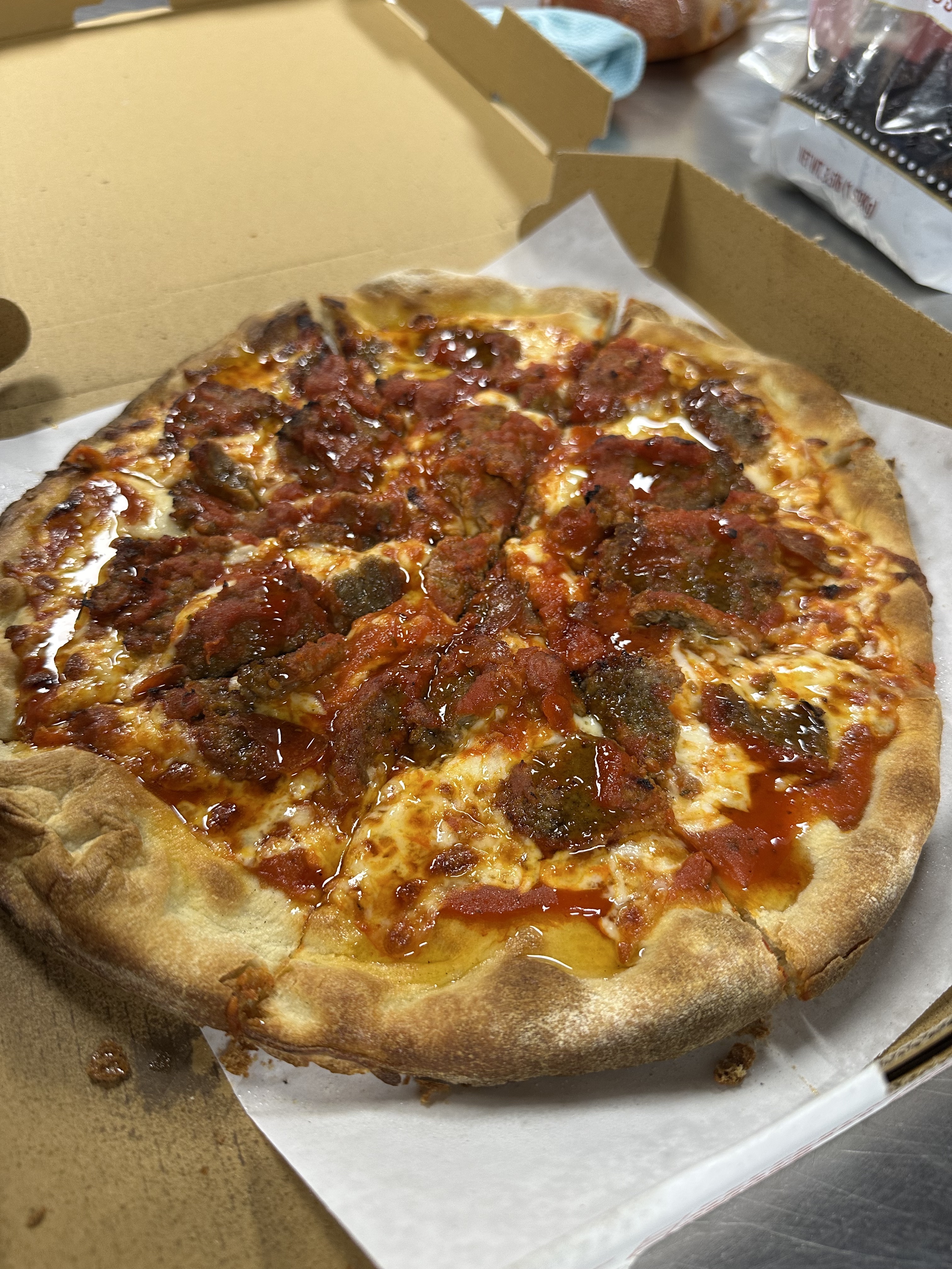 meatball pizza