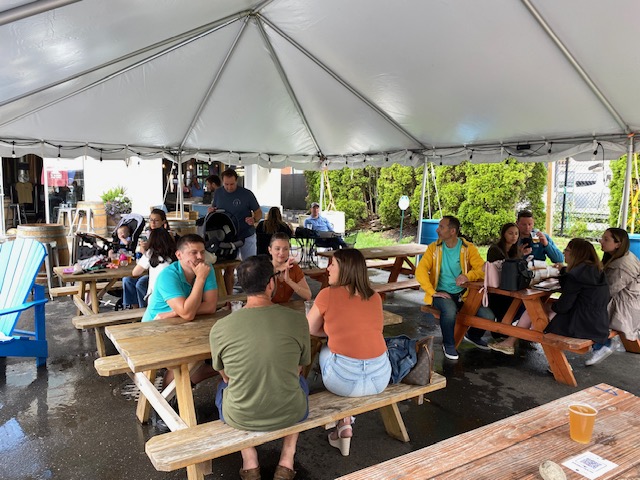 Inside our tent