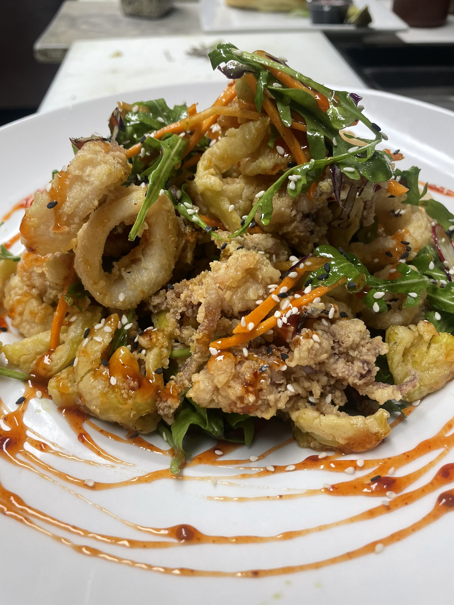 Kung Pao Calamari!