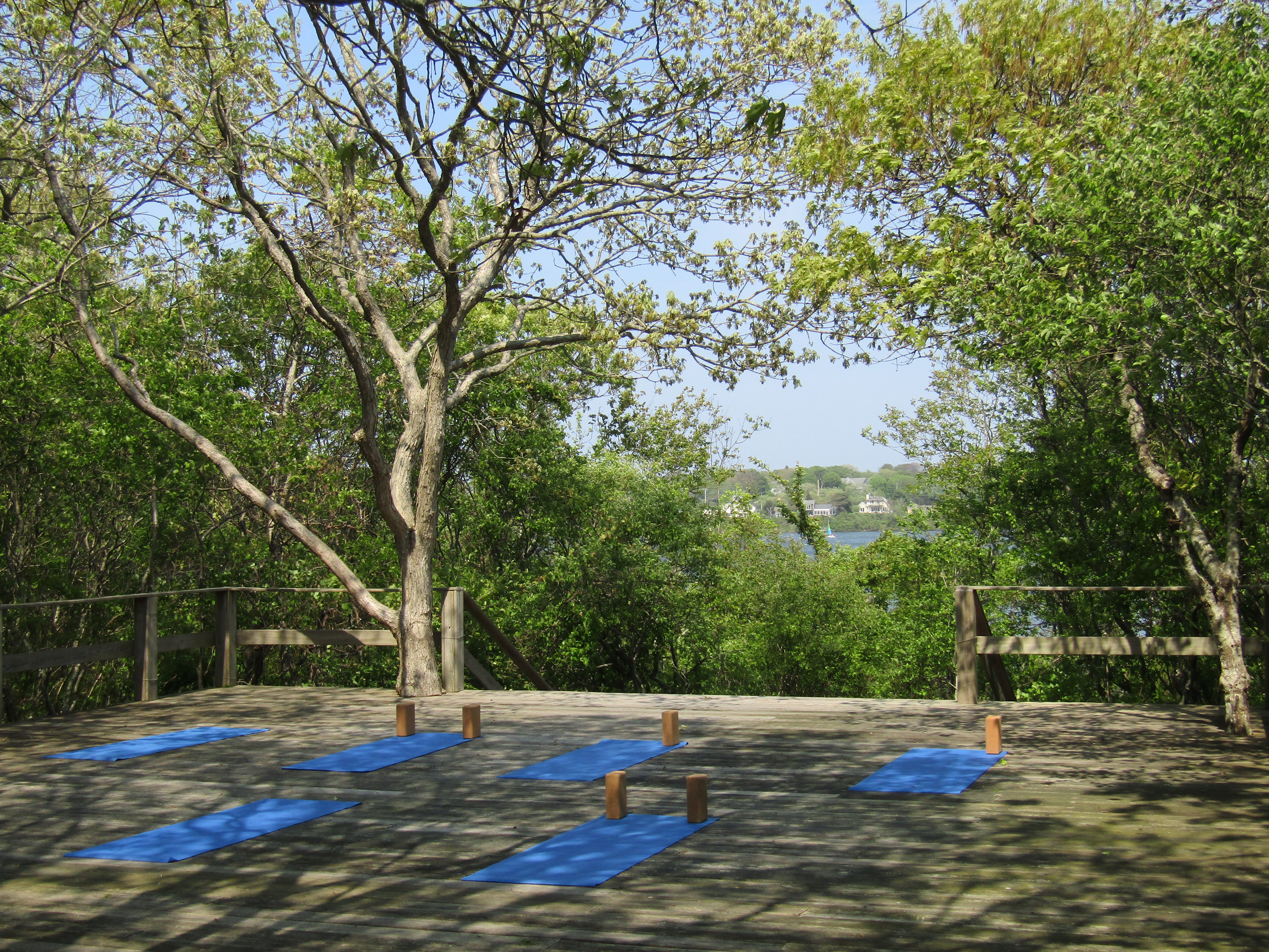 Yoga Deck - Sole East's Yoga Deck overlooking Fort Pond