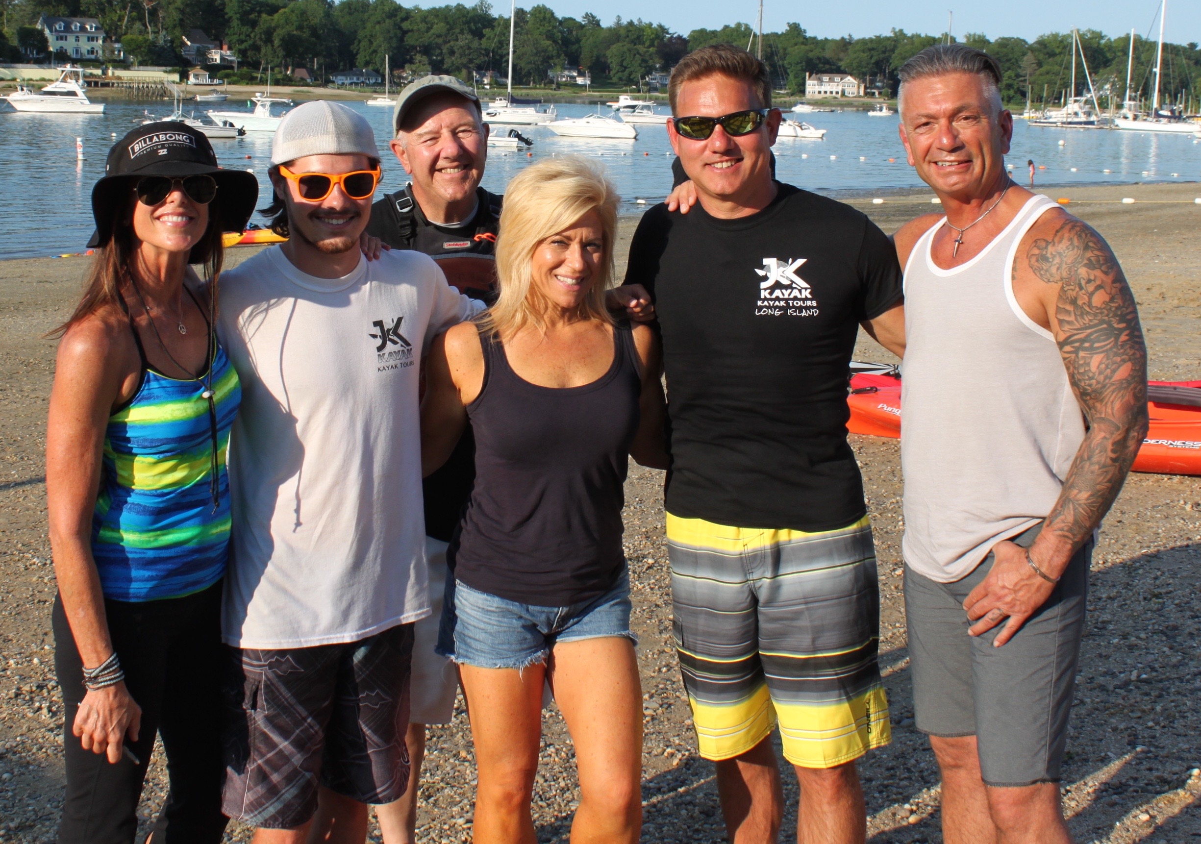 Long Island Medium with Theresa Caputo - Photo op after taping a segment of The Long Island Medium with Theresa Caputo featuring JK Kayak & SUP