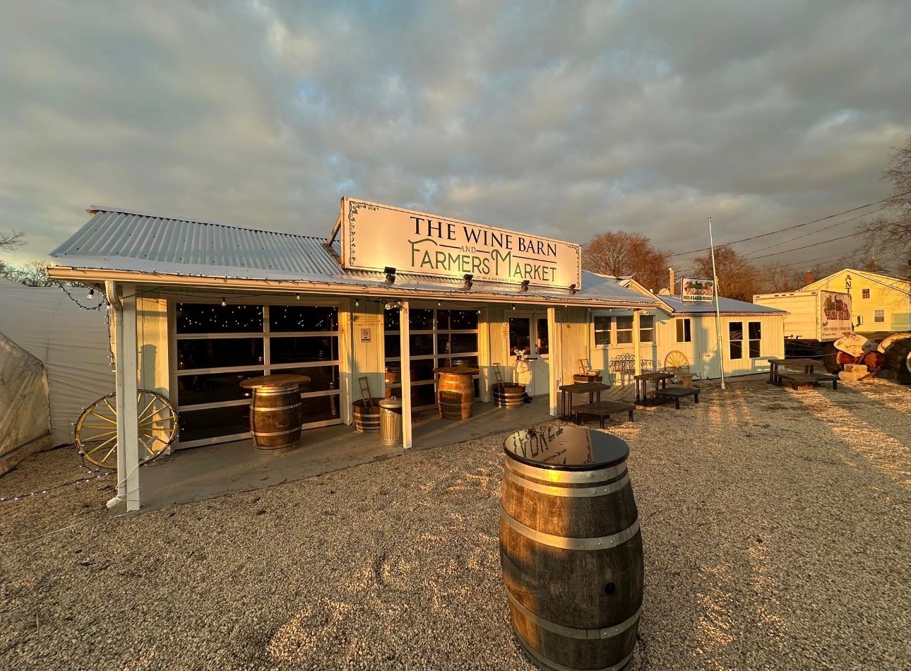 the barn