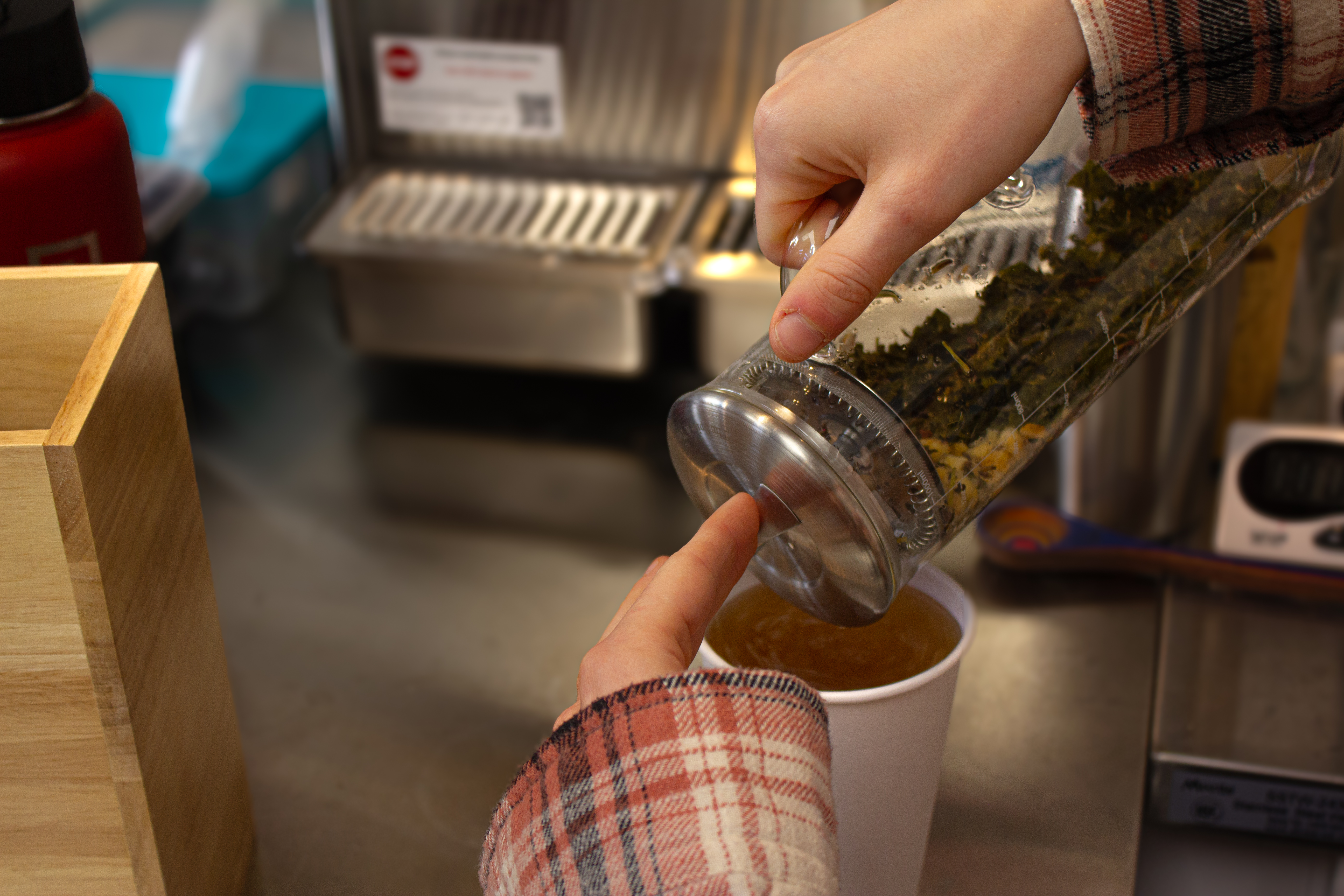 Stop in for a fresh cup of hot or iced tea - Stop in for a fresh cup of hot or iced tea. Over 100 to choose from.