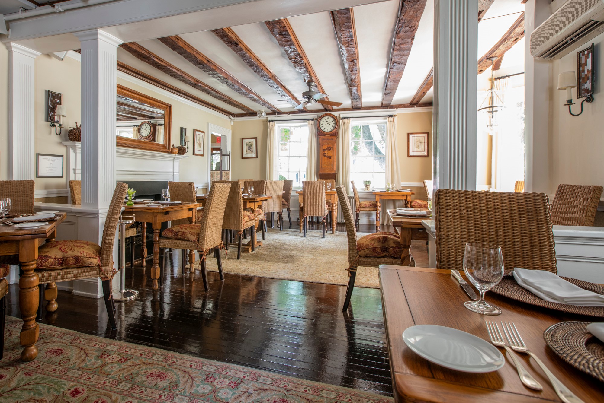 Main Dining Room at The 1770 House in East Hampton