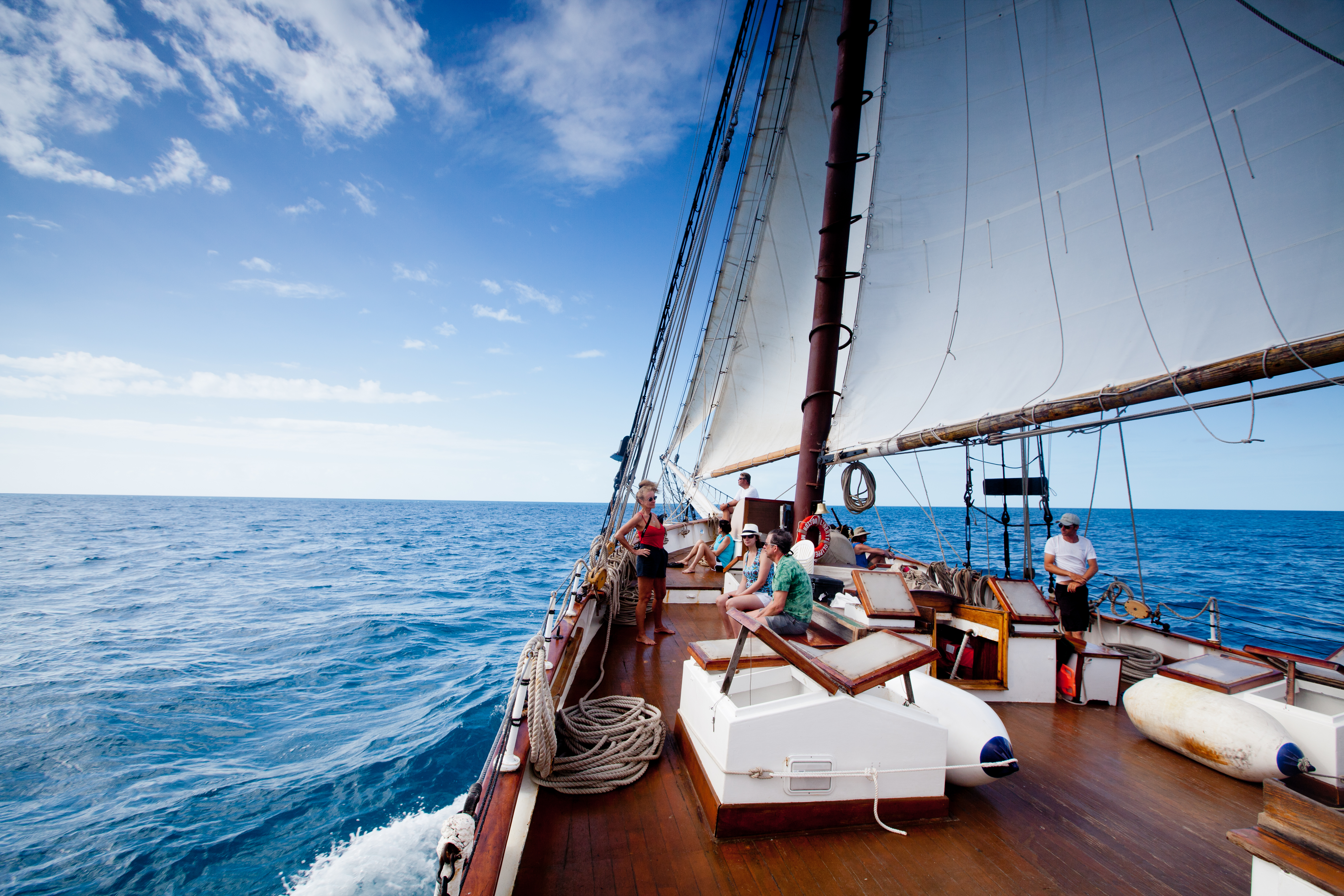 Liberty Clipper deck photo day sail