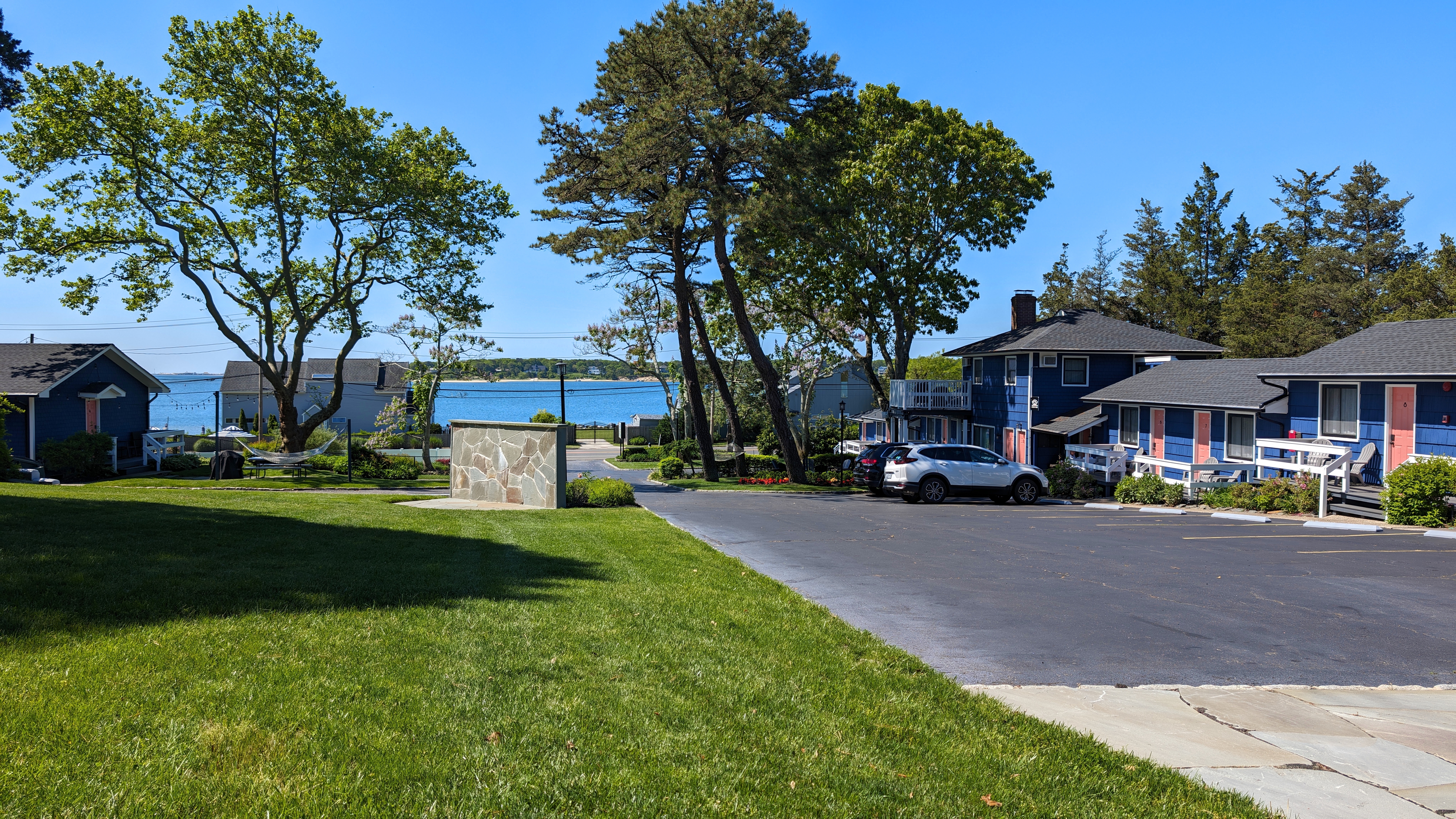 Exterior out to Shinnecock Bay