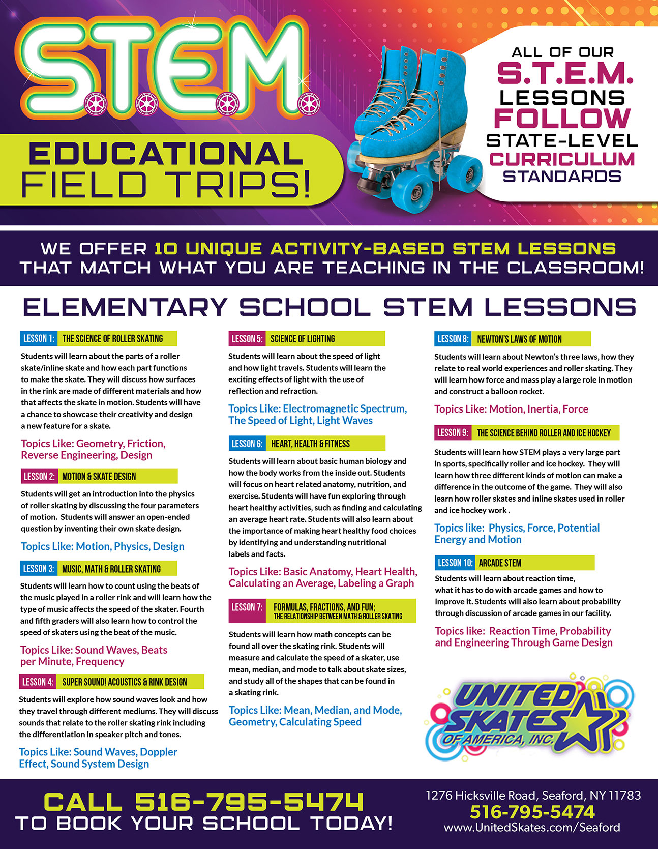 STEM Elementary School Field Trip Lessons