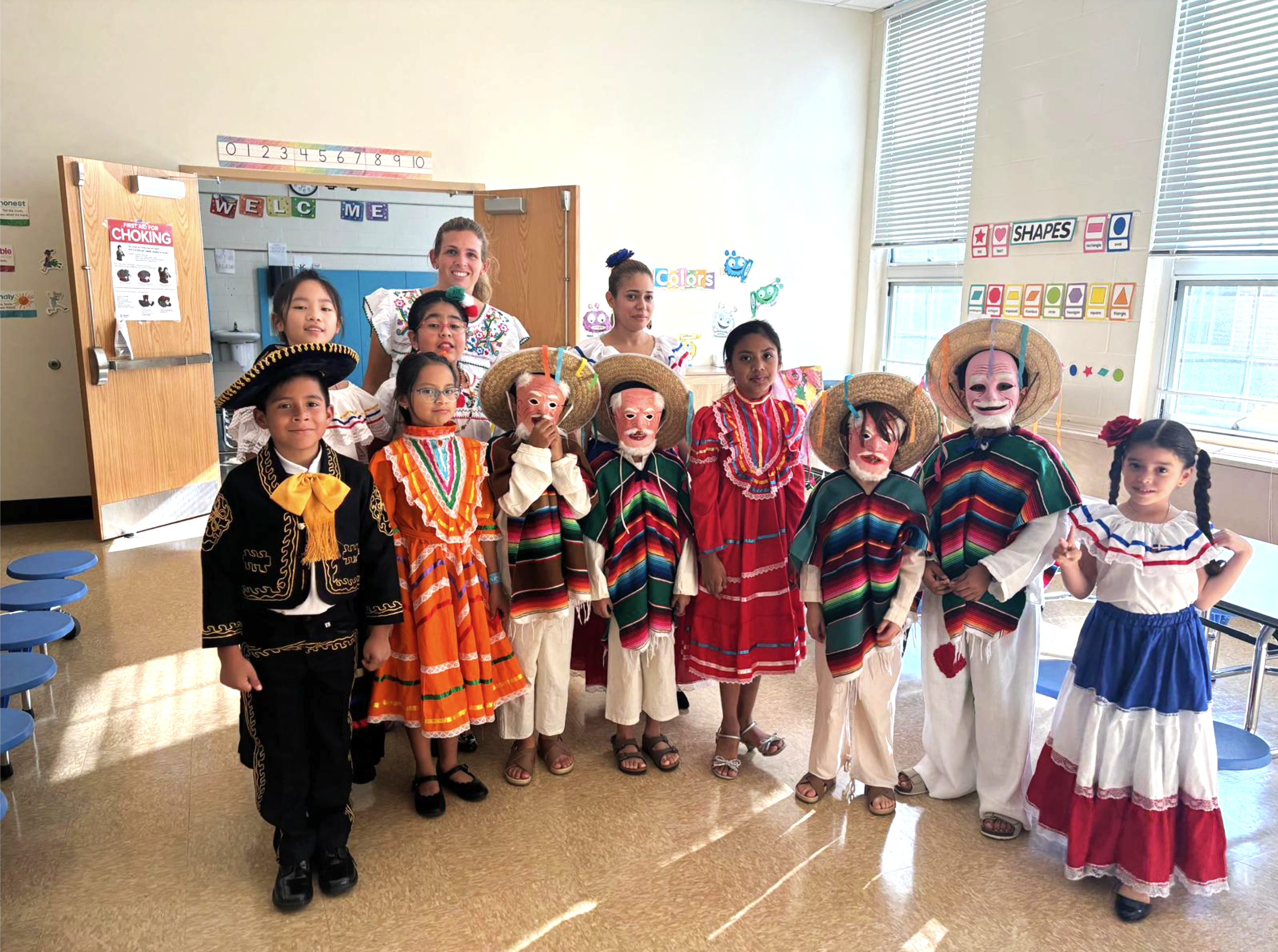 Students of JOURNEY partner - Students use Discovery Chest items from our Arts in Education Program, JOURNEY.