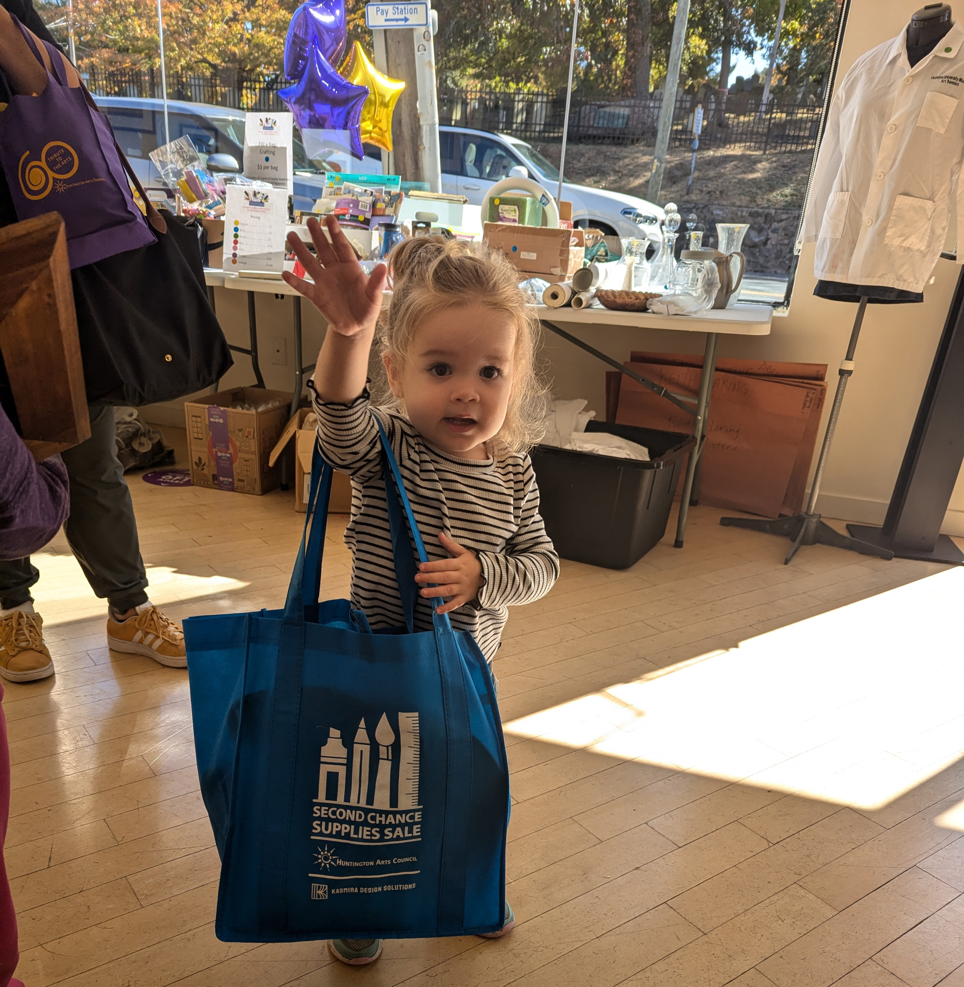 Supporting Artists and the Enviroment - Our Second Chance Supplies program fosters creativity while reducing waste by collecting donations of Art Supplies to be sold at fractions of a price to artists and donated to local organizations in need.