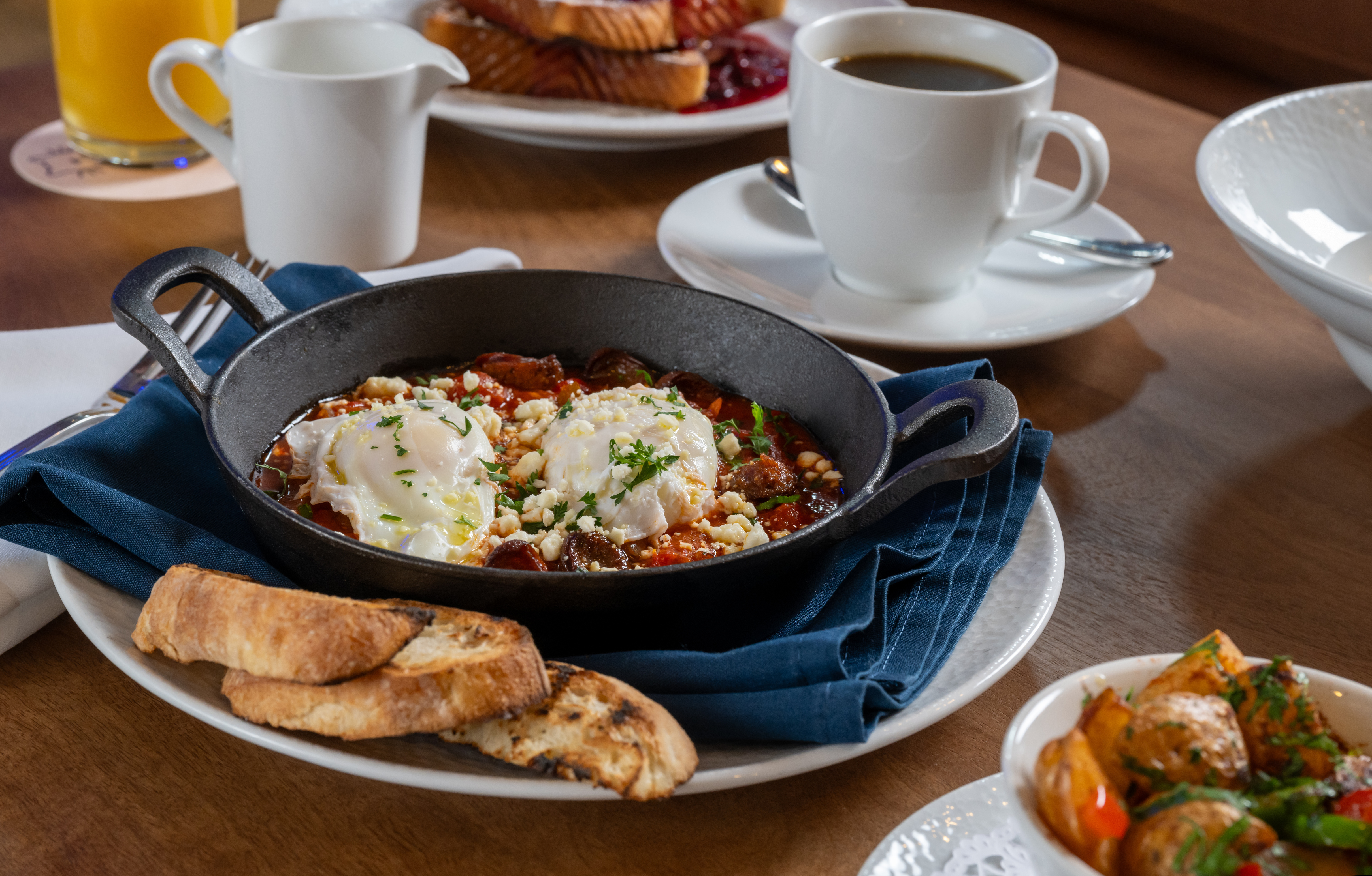 Brunch at Claude's; Credit: Andrew Werner Photography