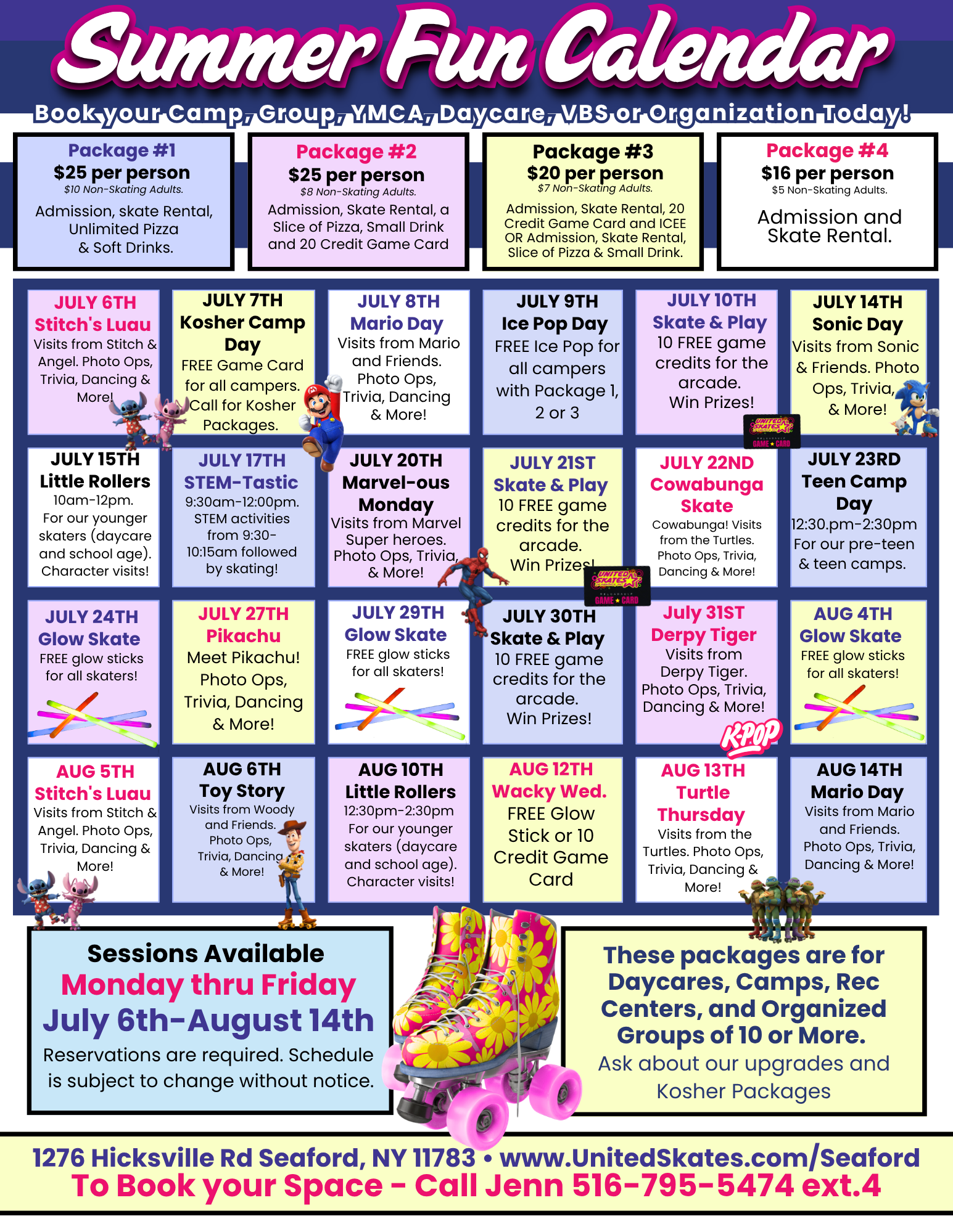 Summer 2026 Fun Calendar