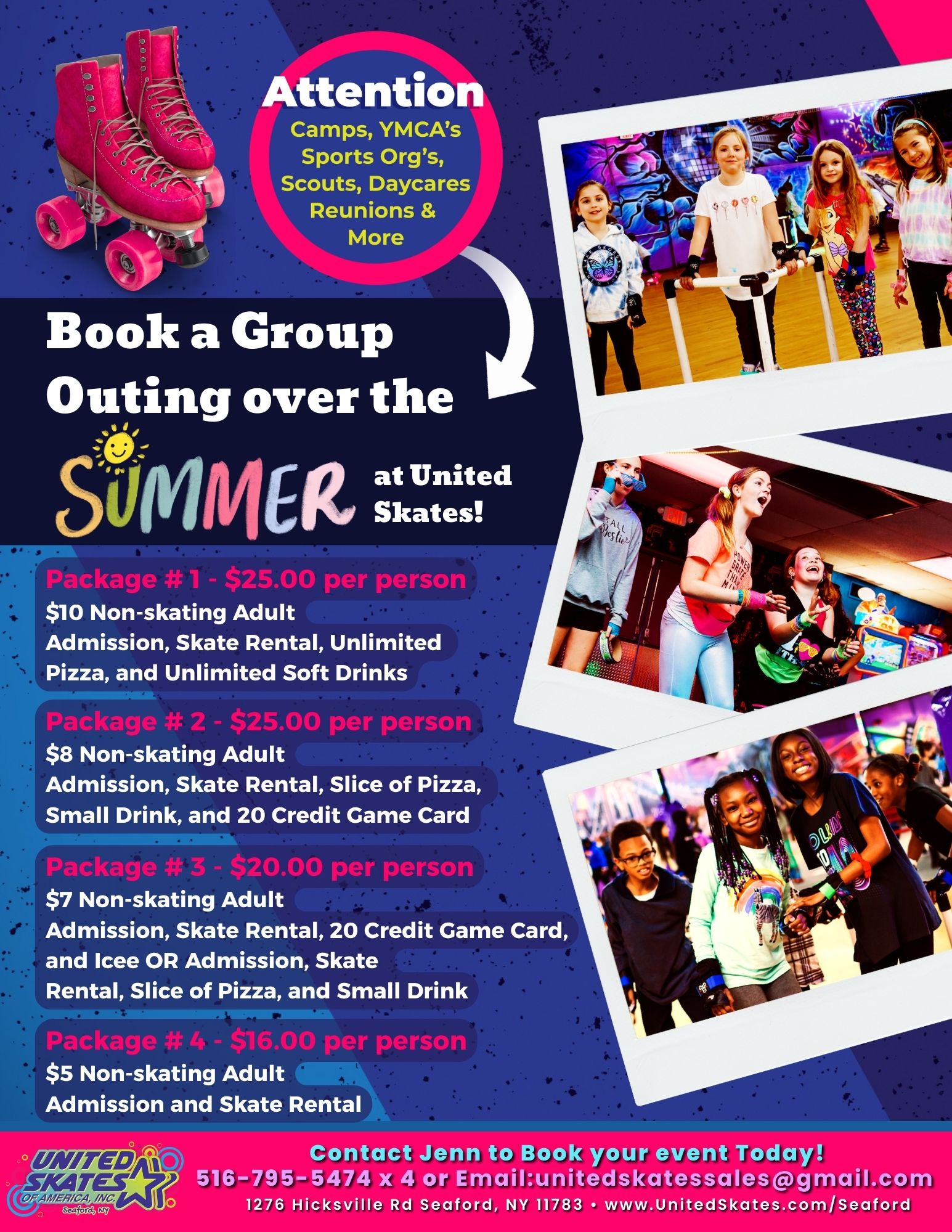 Summer Group Packages 2026