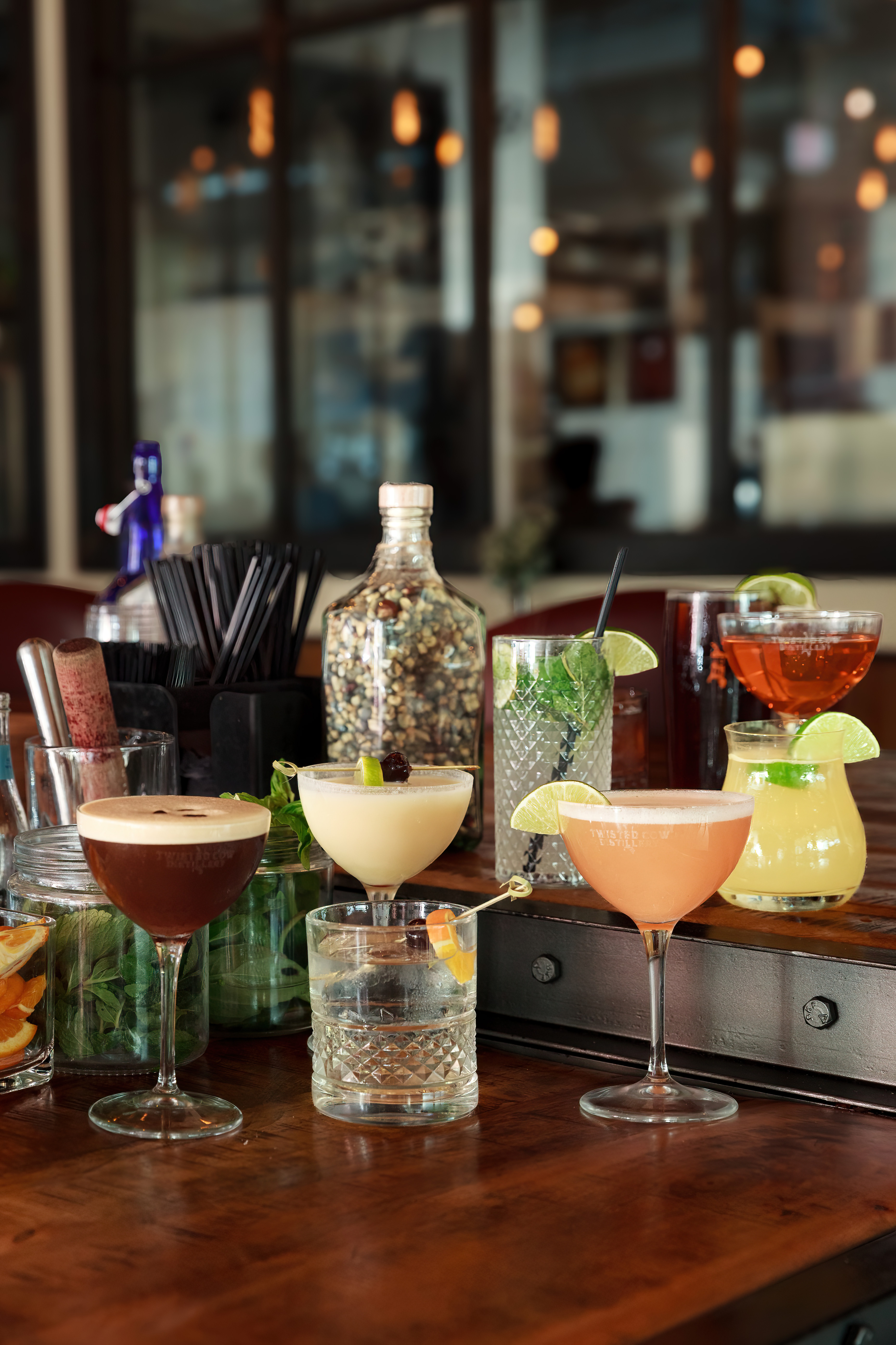 one-of-a-kind hand-crafted cocktails made with our locally sourced premium spirits