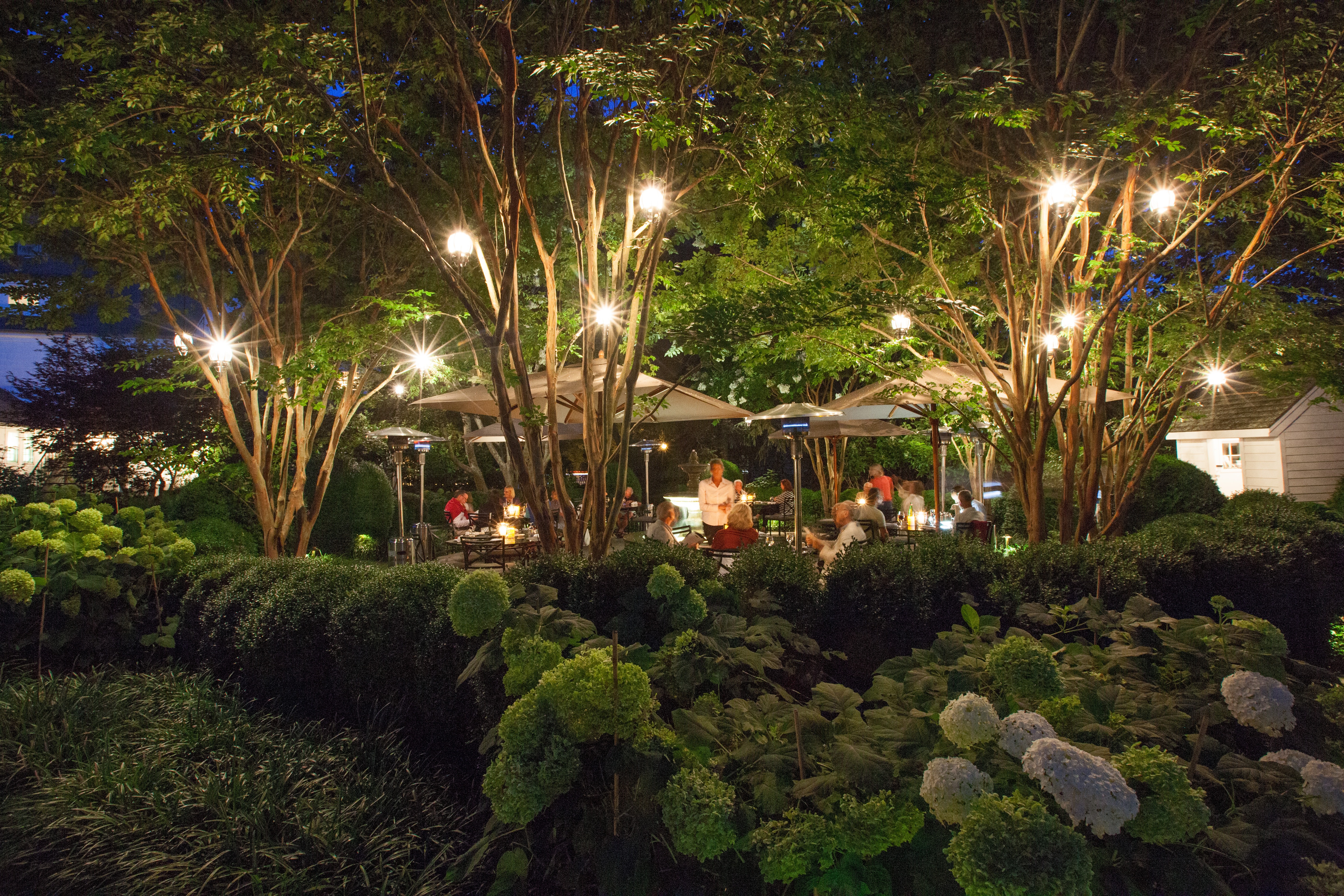 The Patio at The 1770 House in East Hampton