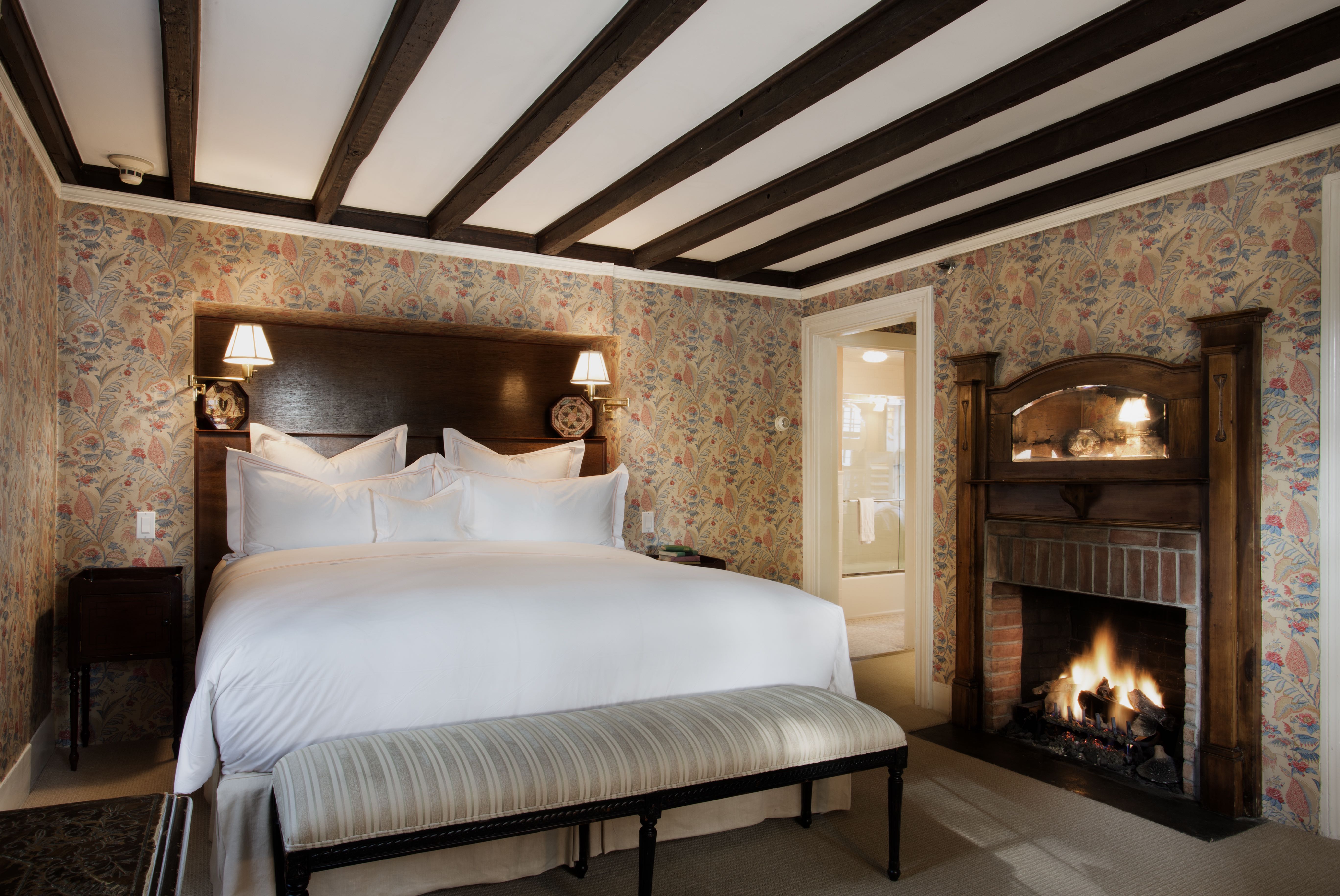 Guest Room at The 1770 House in East Hampton