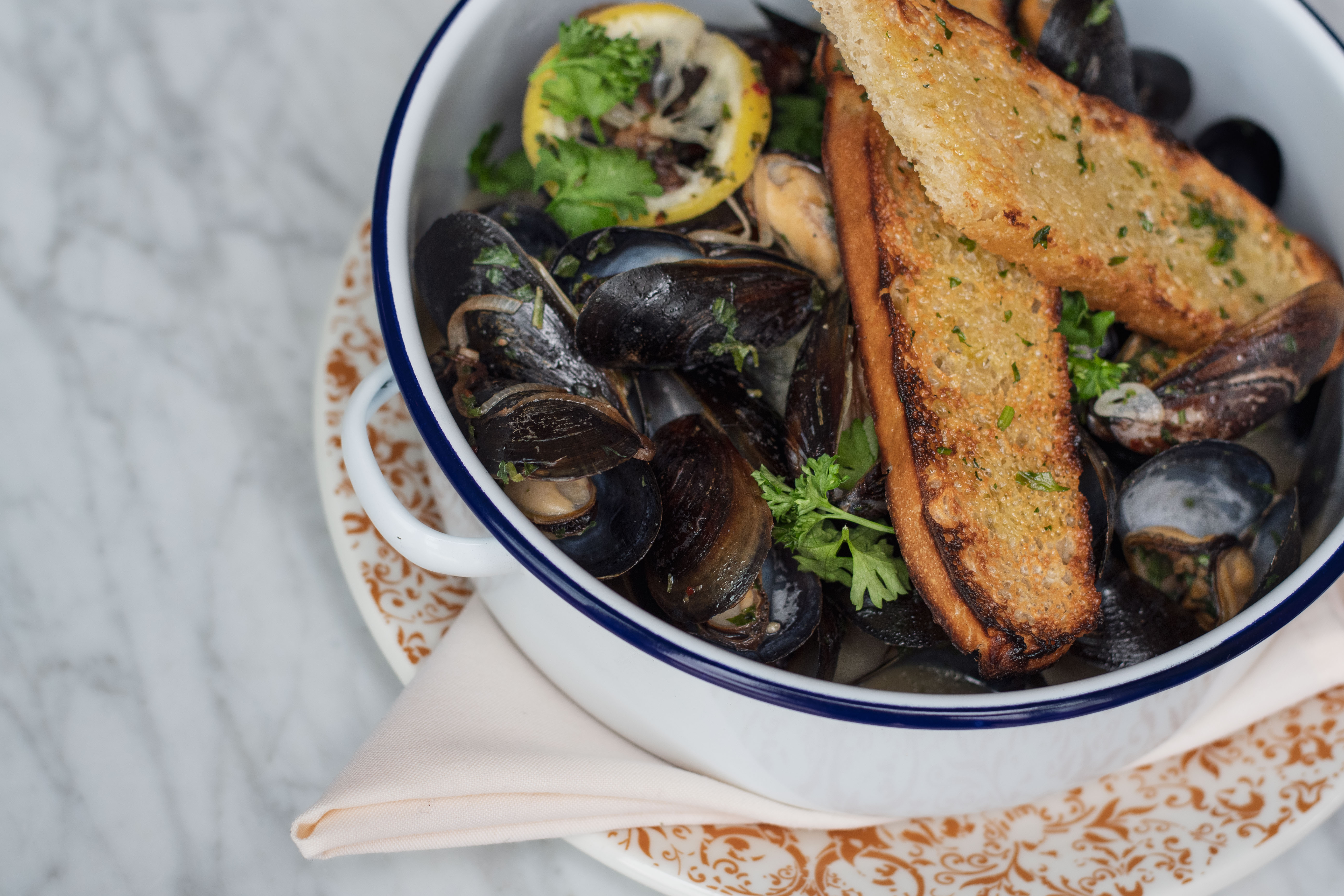 Mussels at The Farm Italy Restaurant Huntington NY - Mussels at The Farm Italy Restaurant Huntington NY