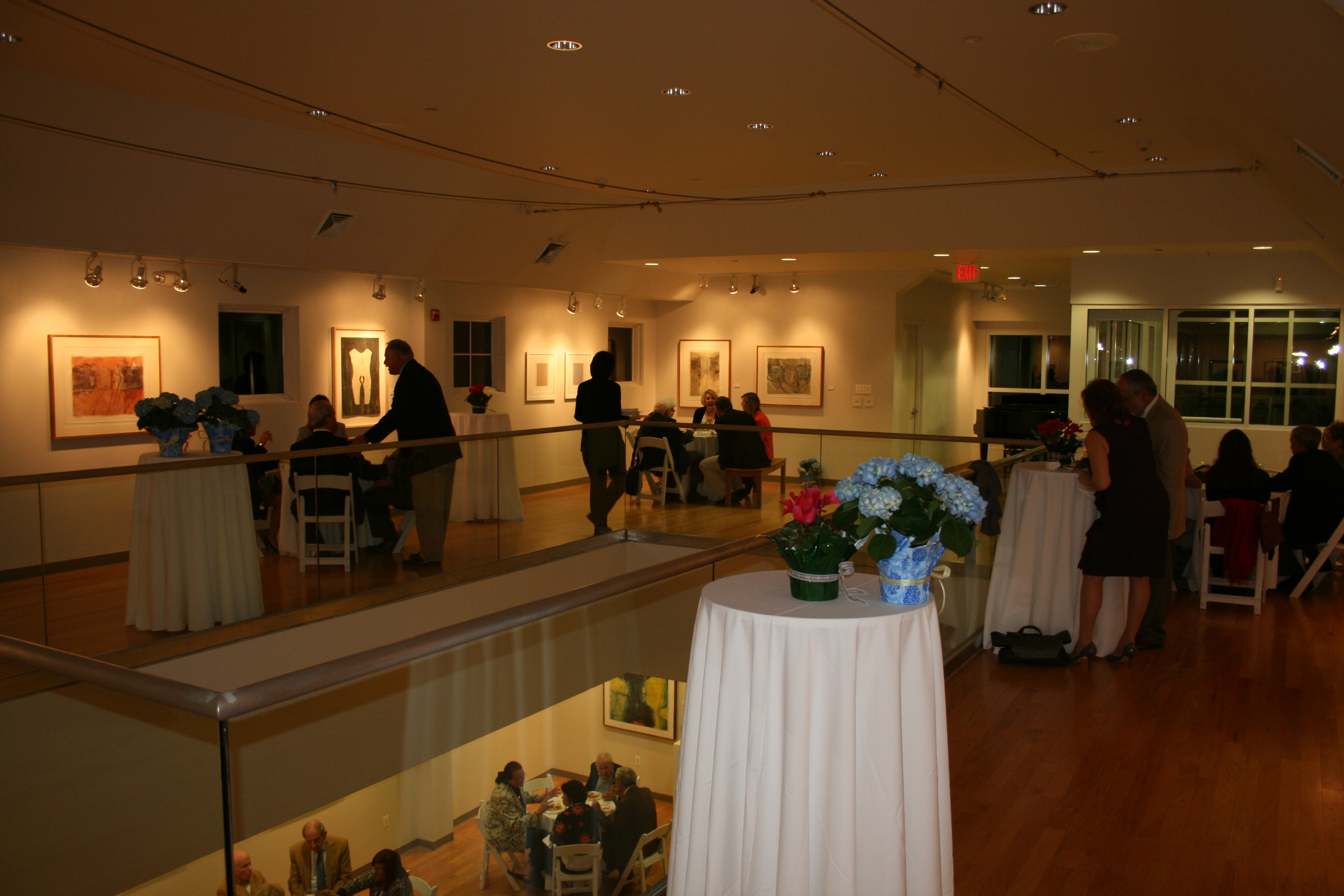 Gallery Scene Upper Level - Photo taken at event in the Jeanie Tengelsen Gallery